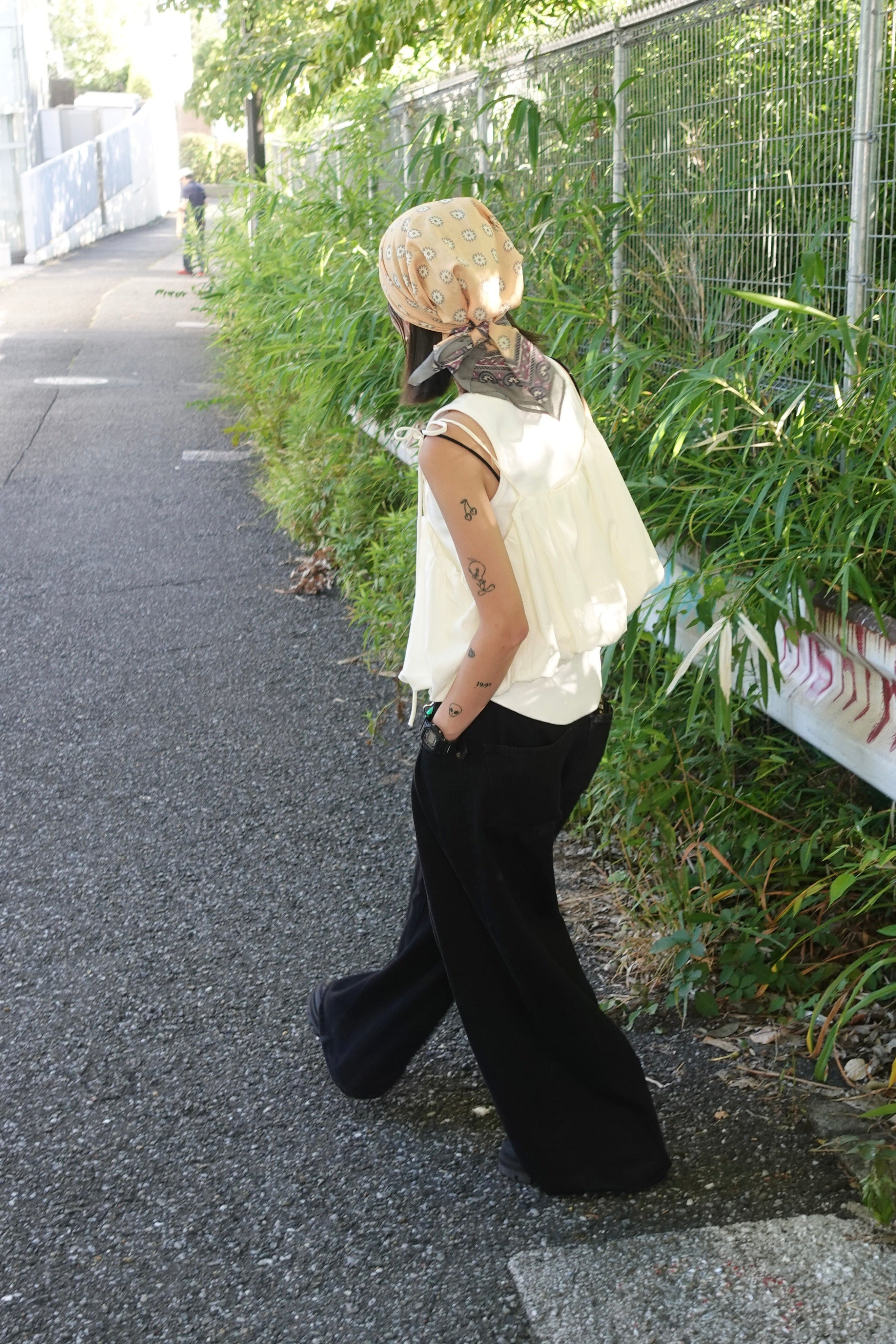 リボンストラップバルーンキャミ