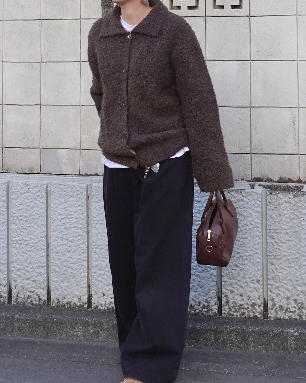 ブークレニットシャツカーデ