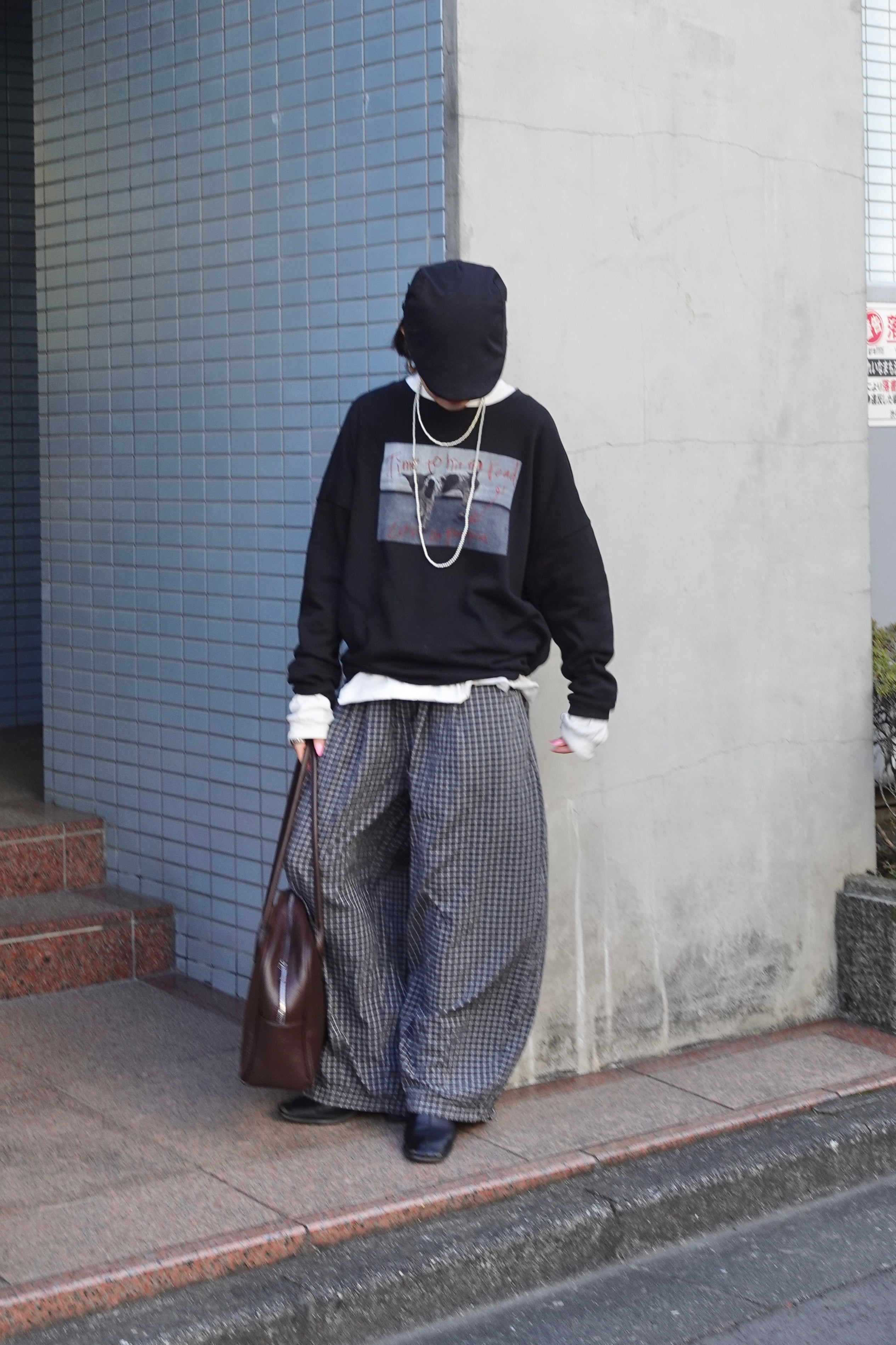 フォトプリントルーズスウェット