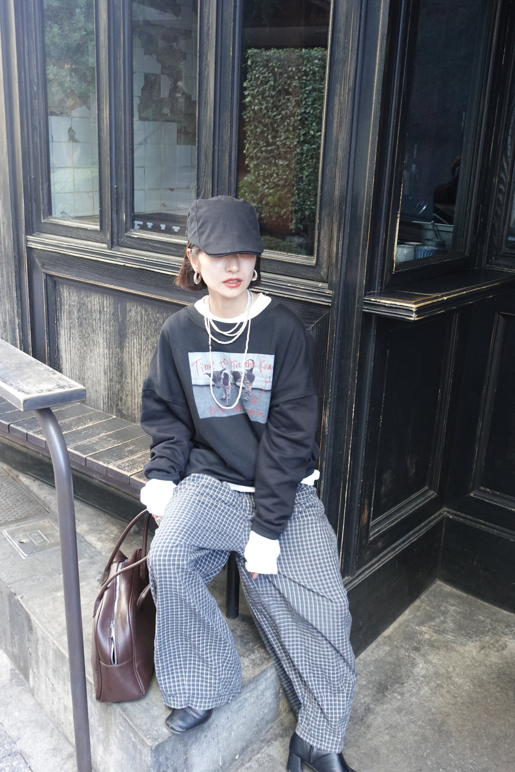 フォトプリントルーズスウェット