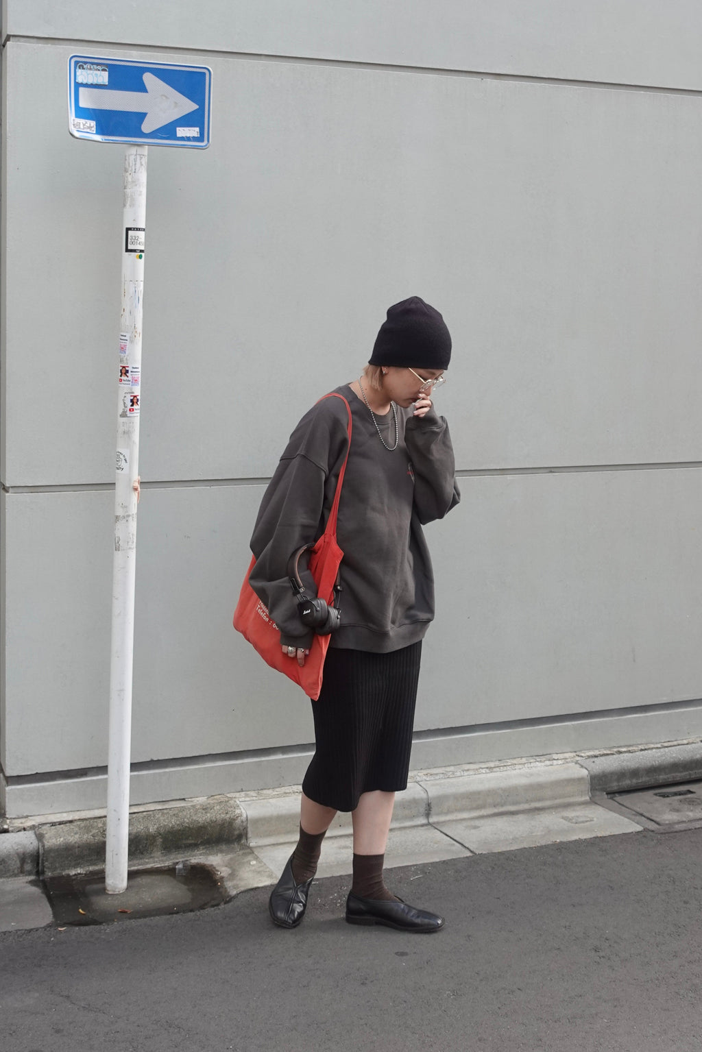 リブミドルスカート