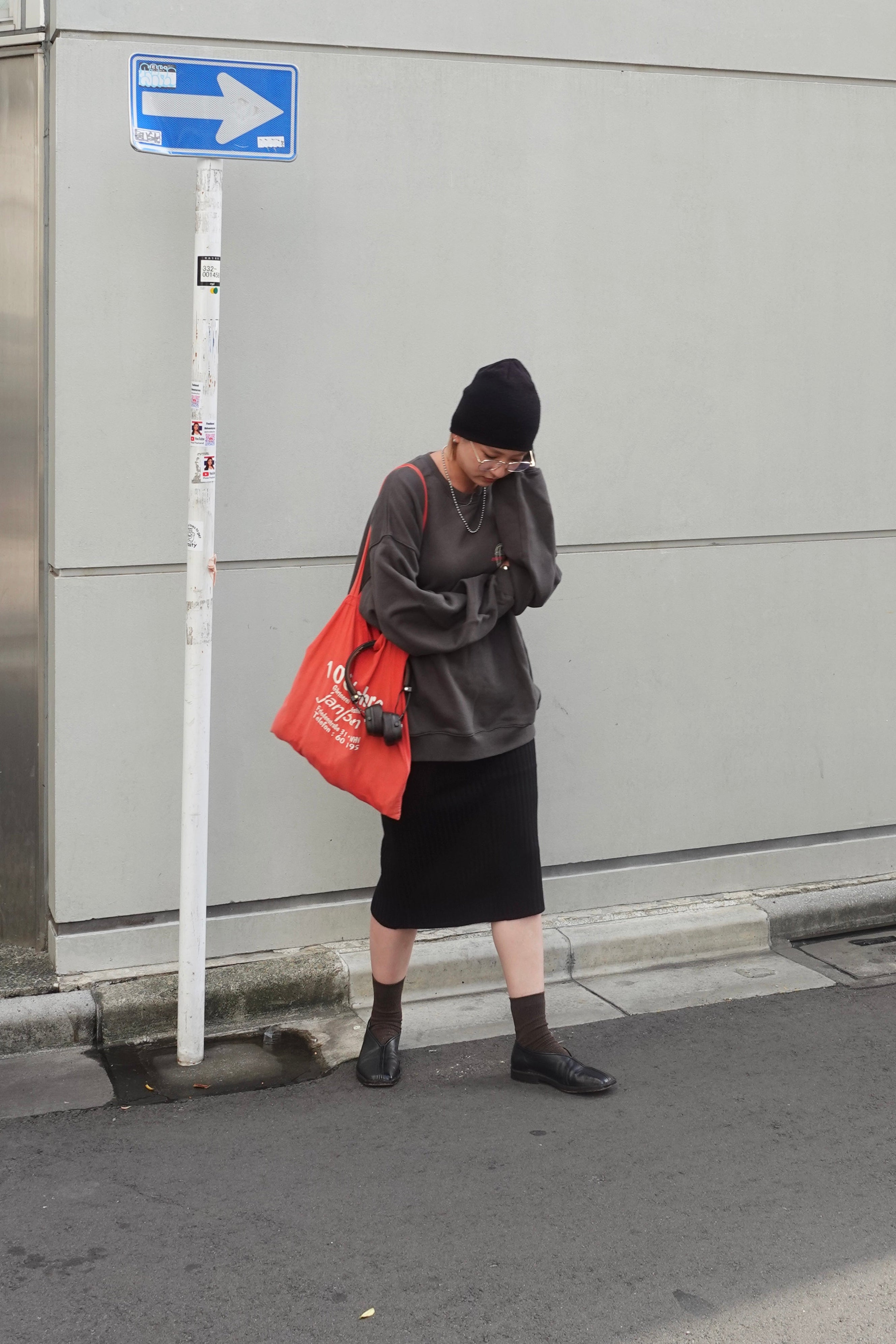 リブミドルスカート