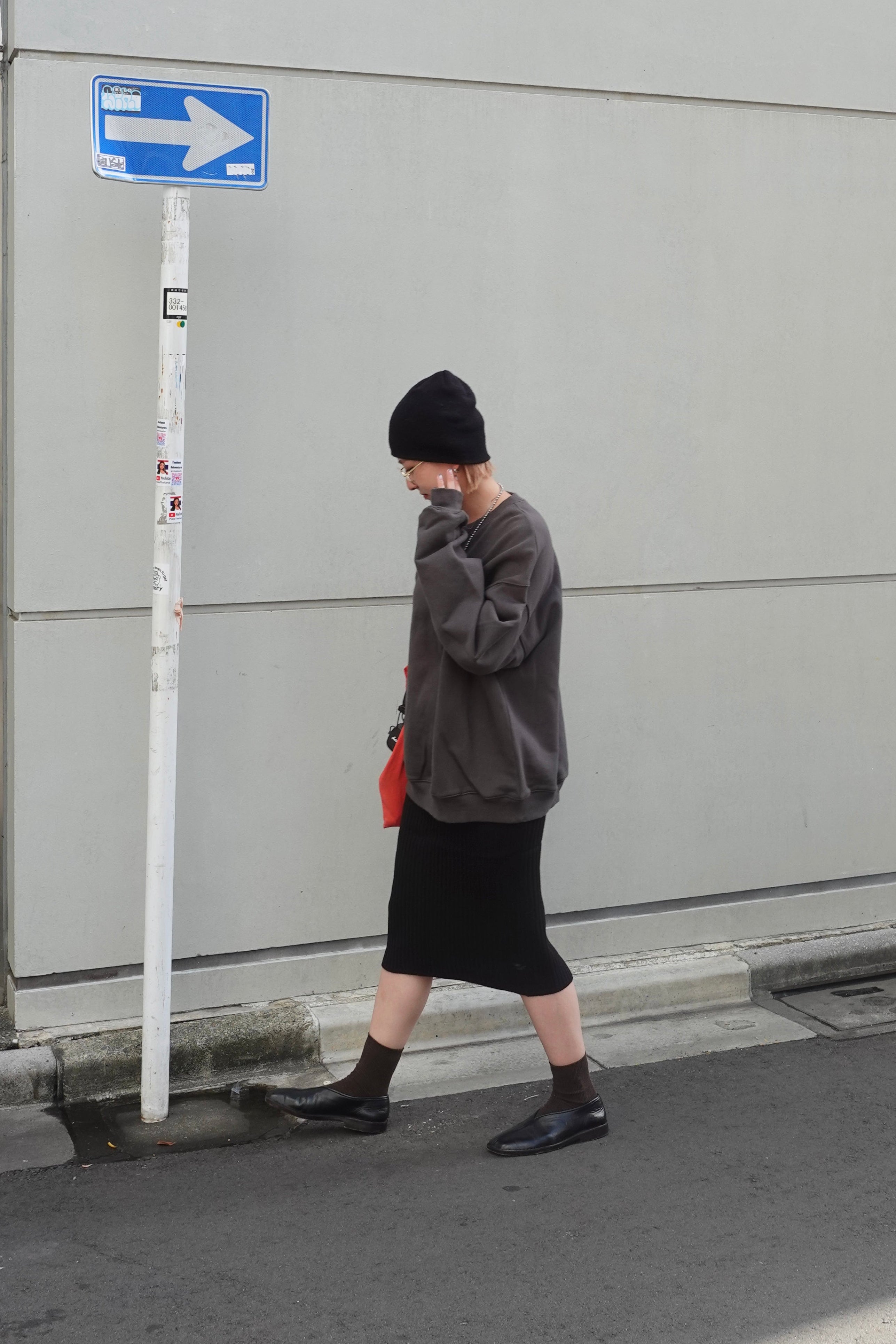 リブミドルスカート