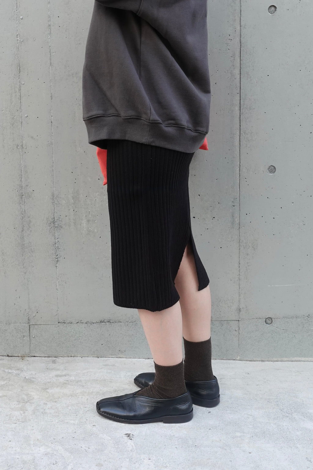 リブミドルスカート