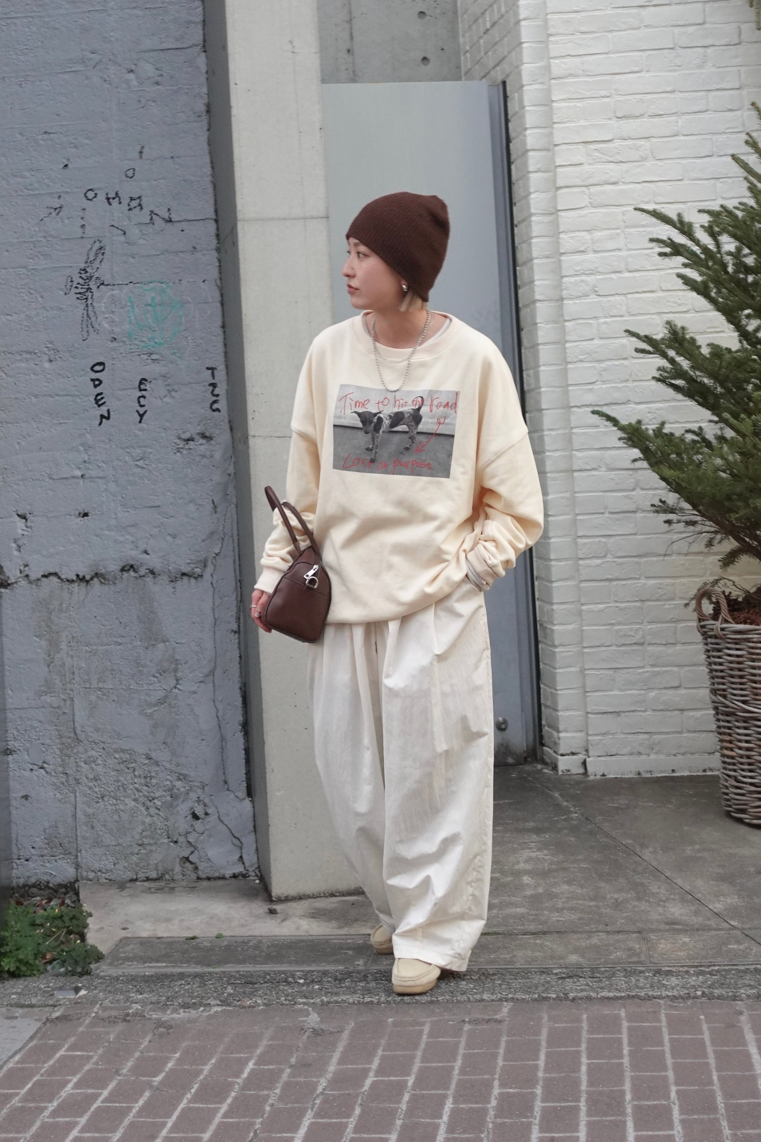 フォトプリントルーズスウェット