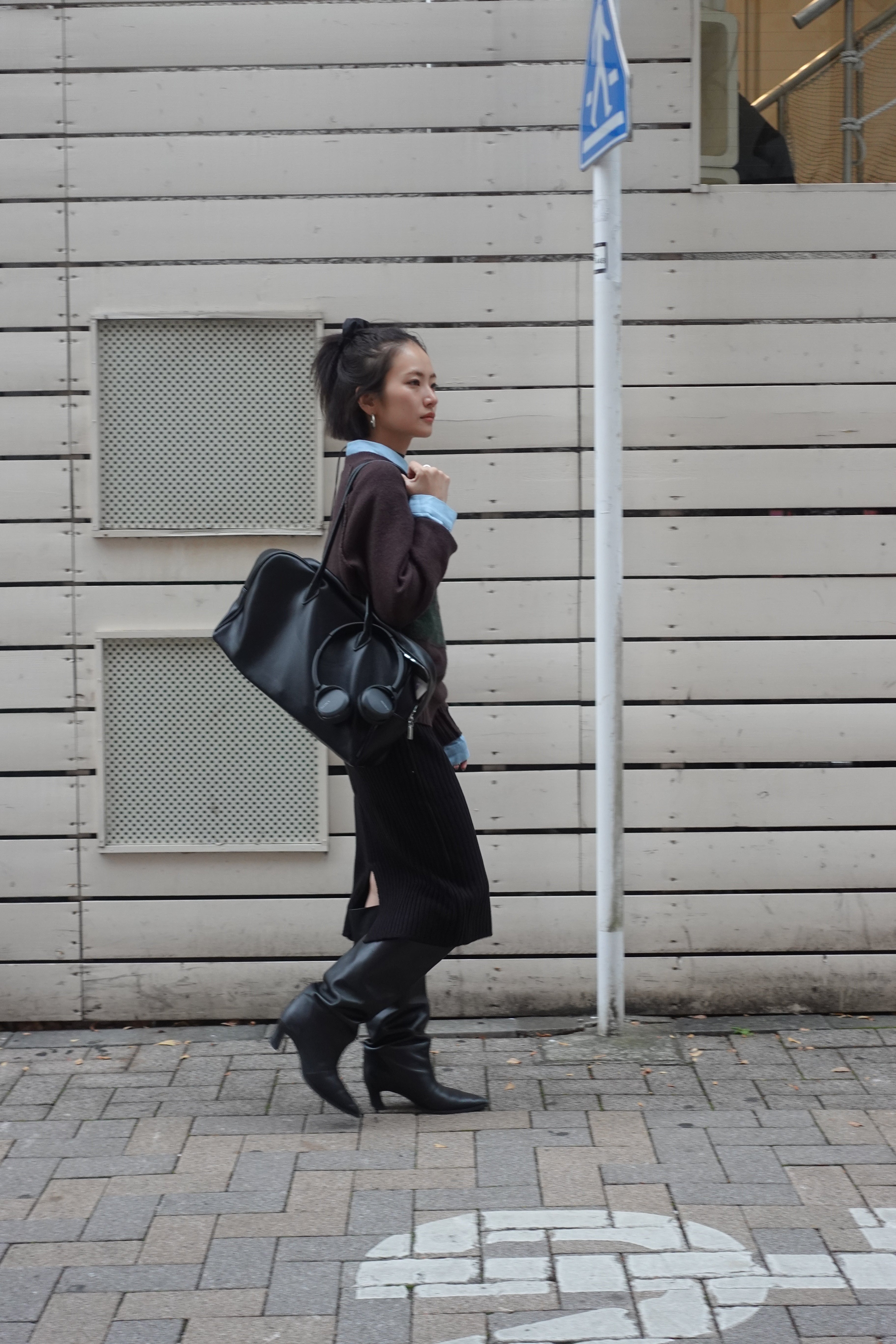 リブミドルスカート