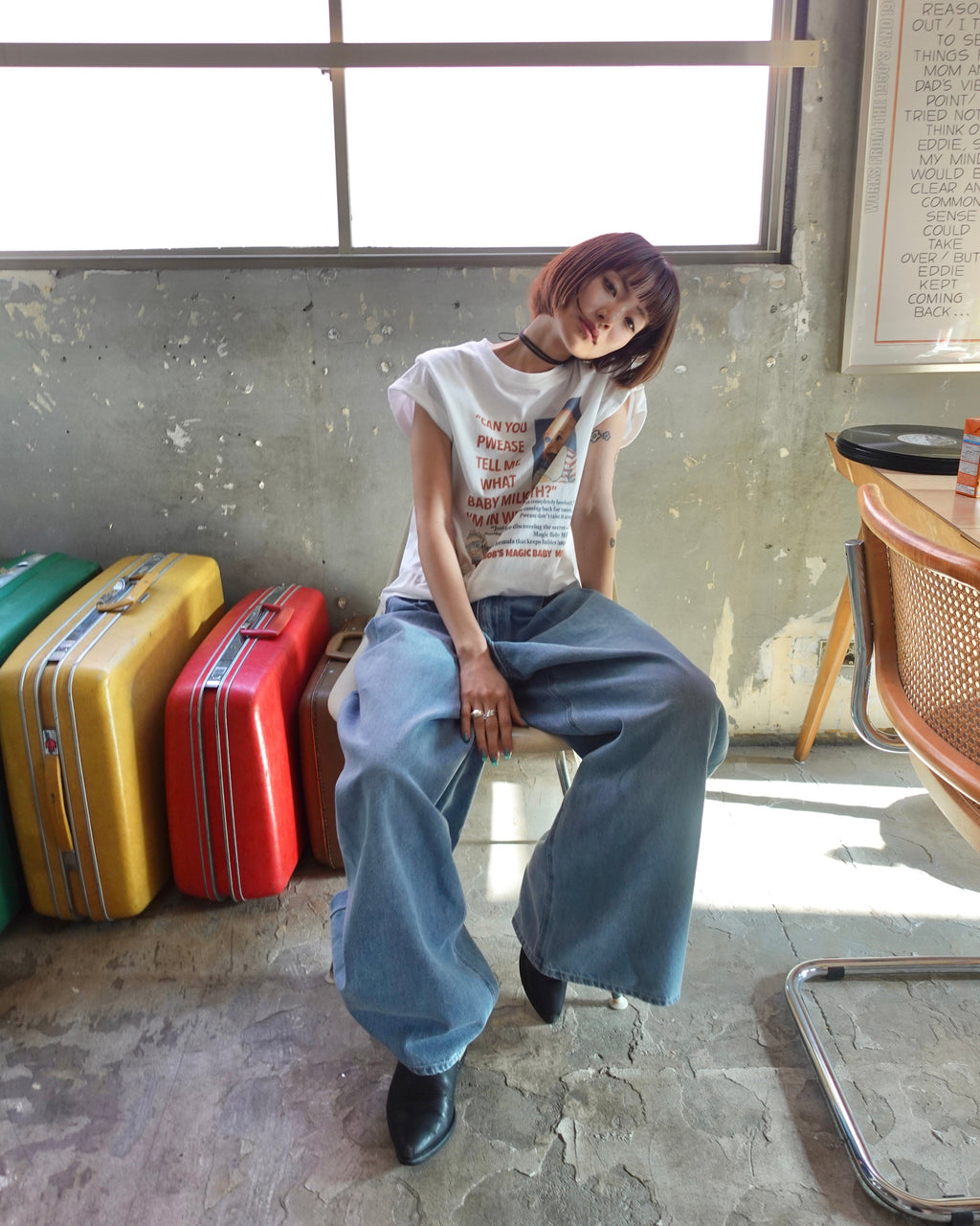 vintageウオッシュTee