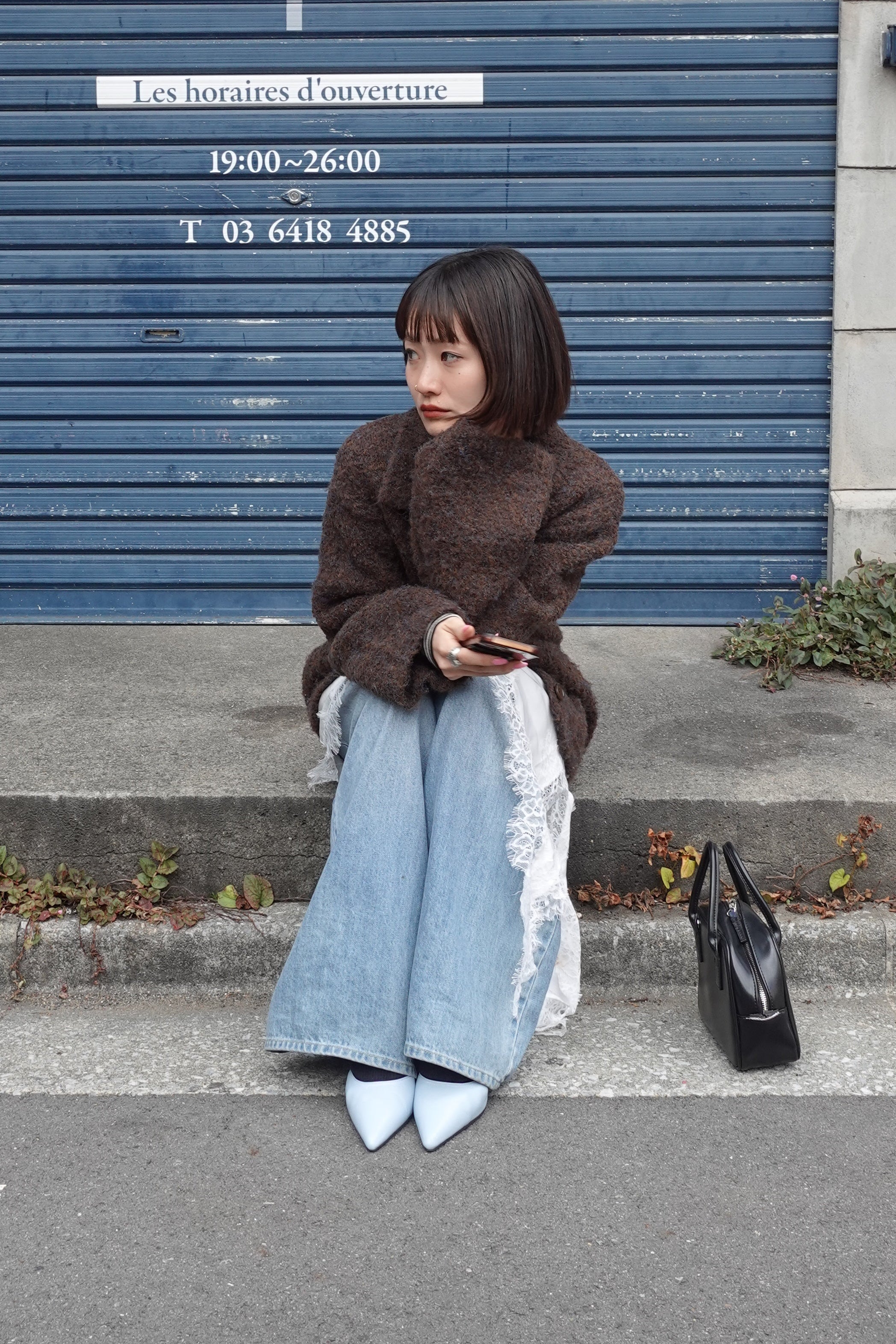 ブークレニットシャツカーデ