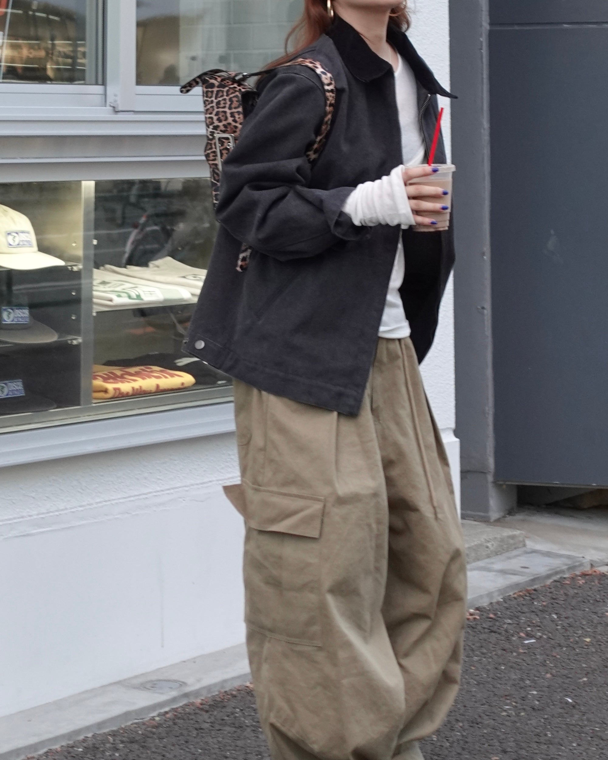 バイカラールーズブルゾン