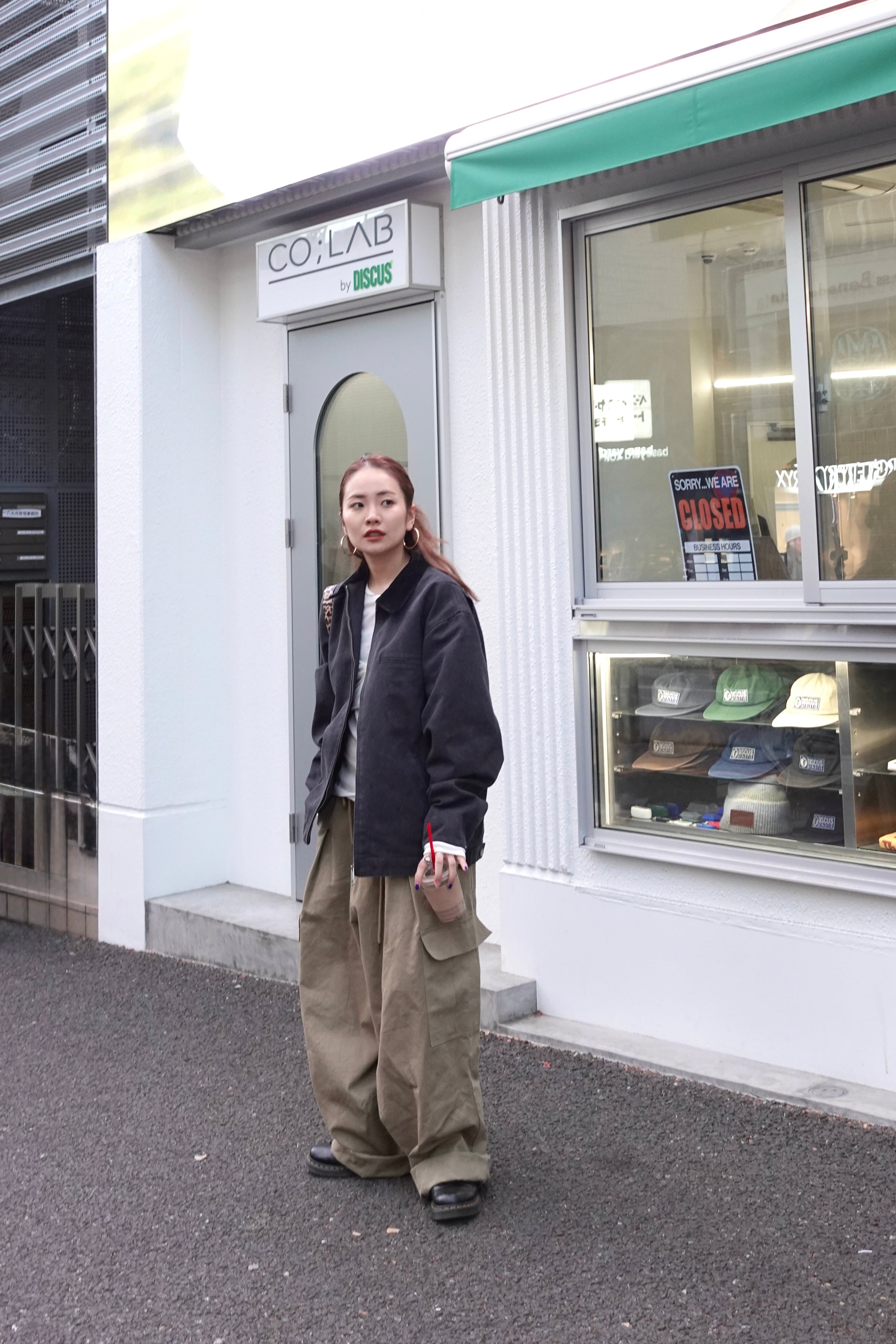 バイカラールーズブルゾン