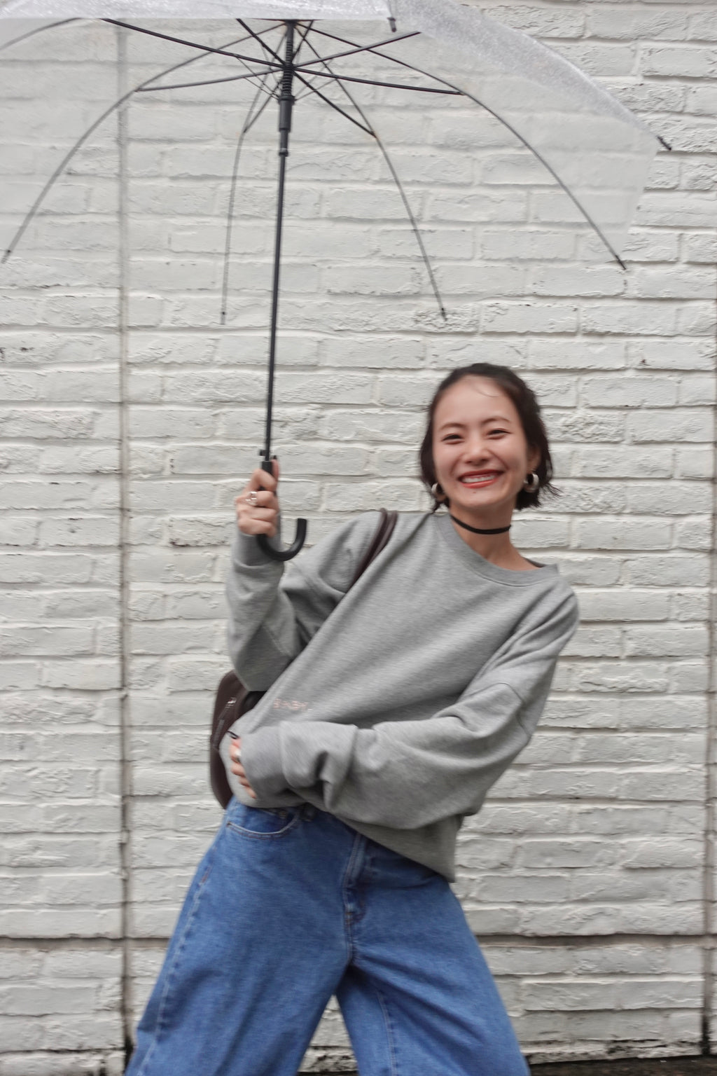 エンブロイダリールーズスウェット