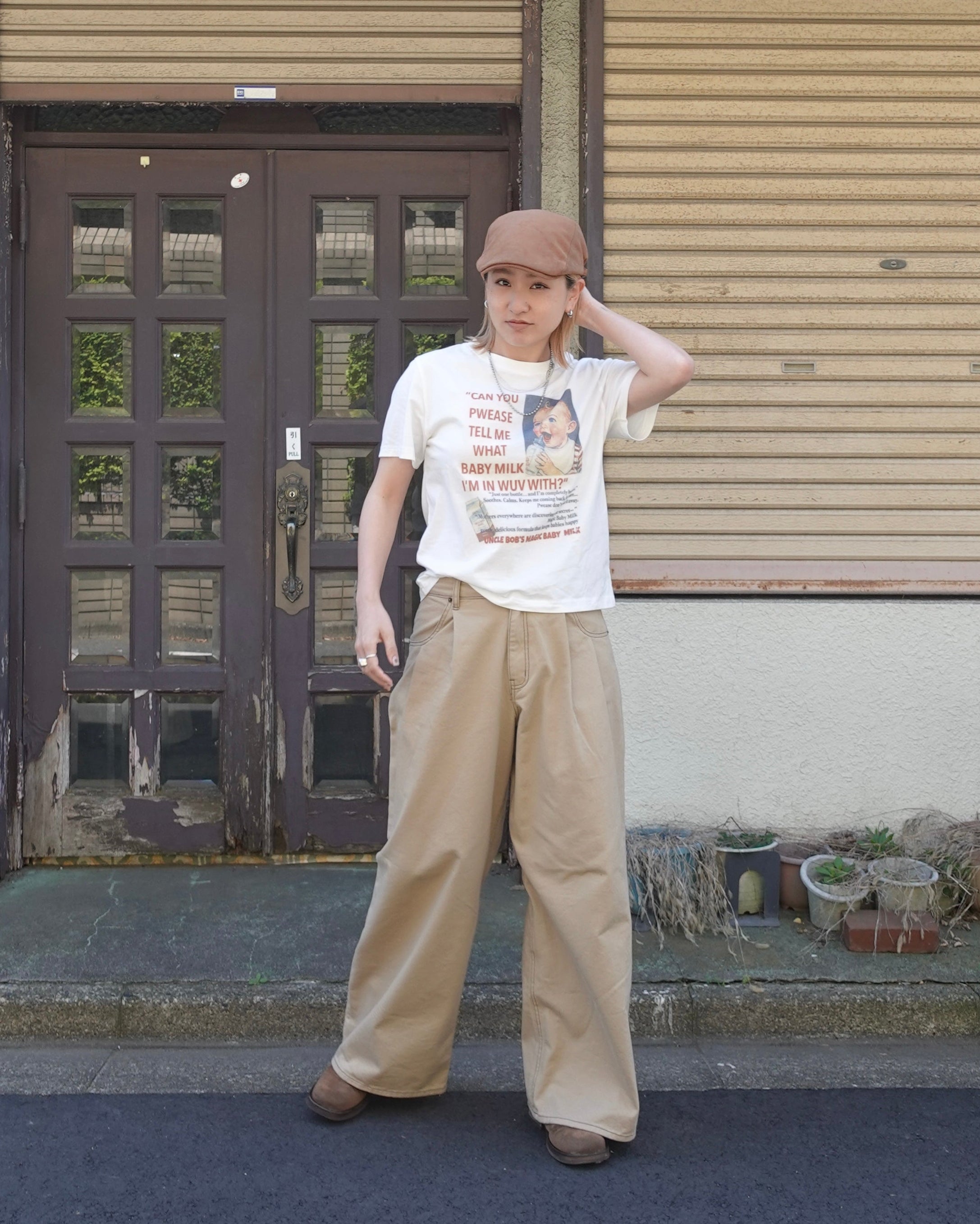 vintageウオッシュTee