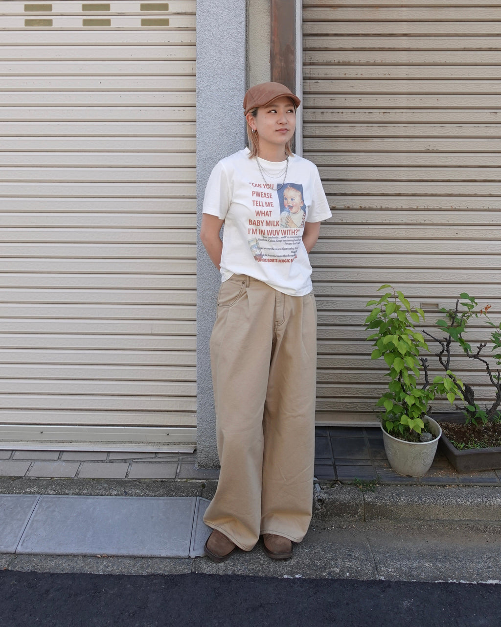 vintageウオッシュTee
