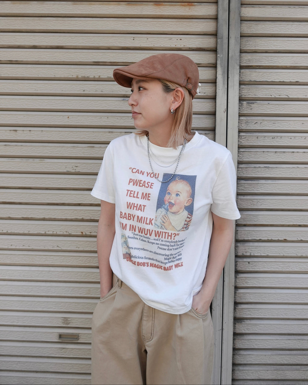 vintageウオッシュTee