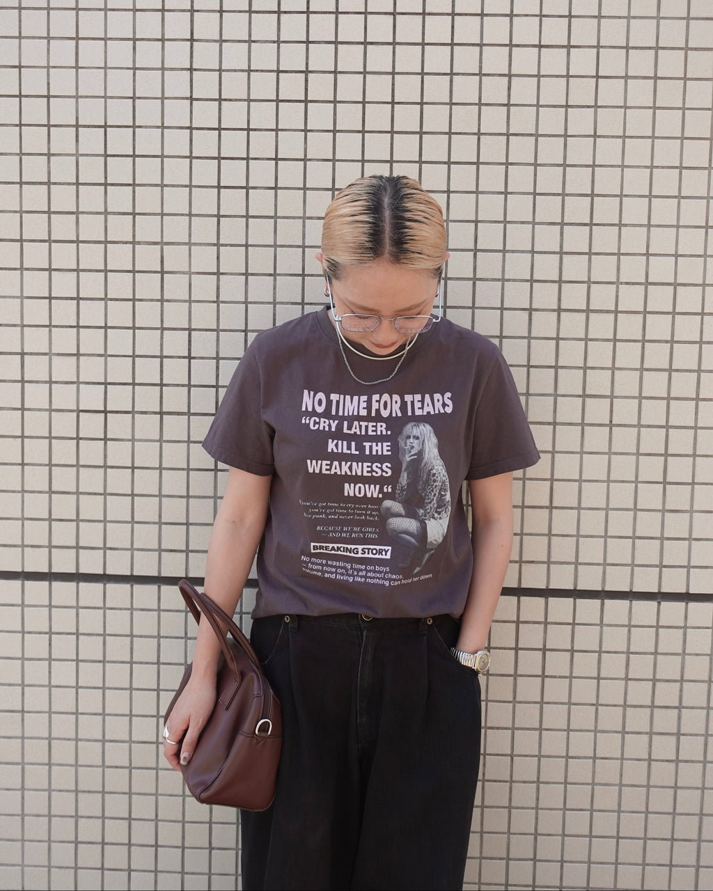 vintageウオッシュTee