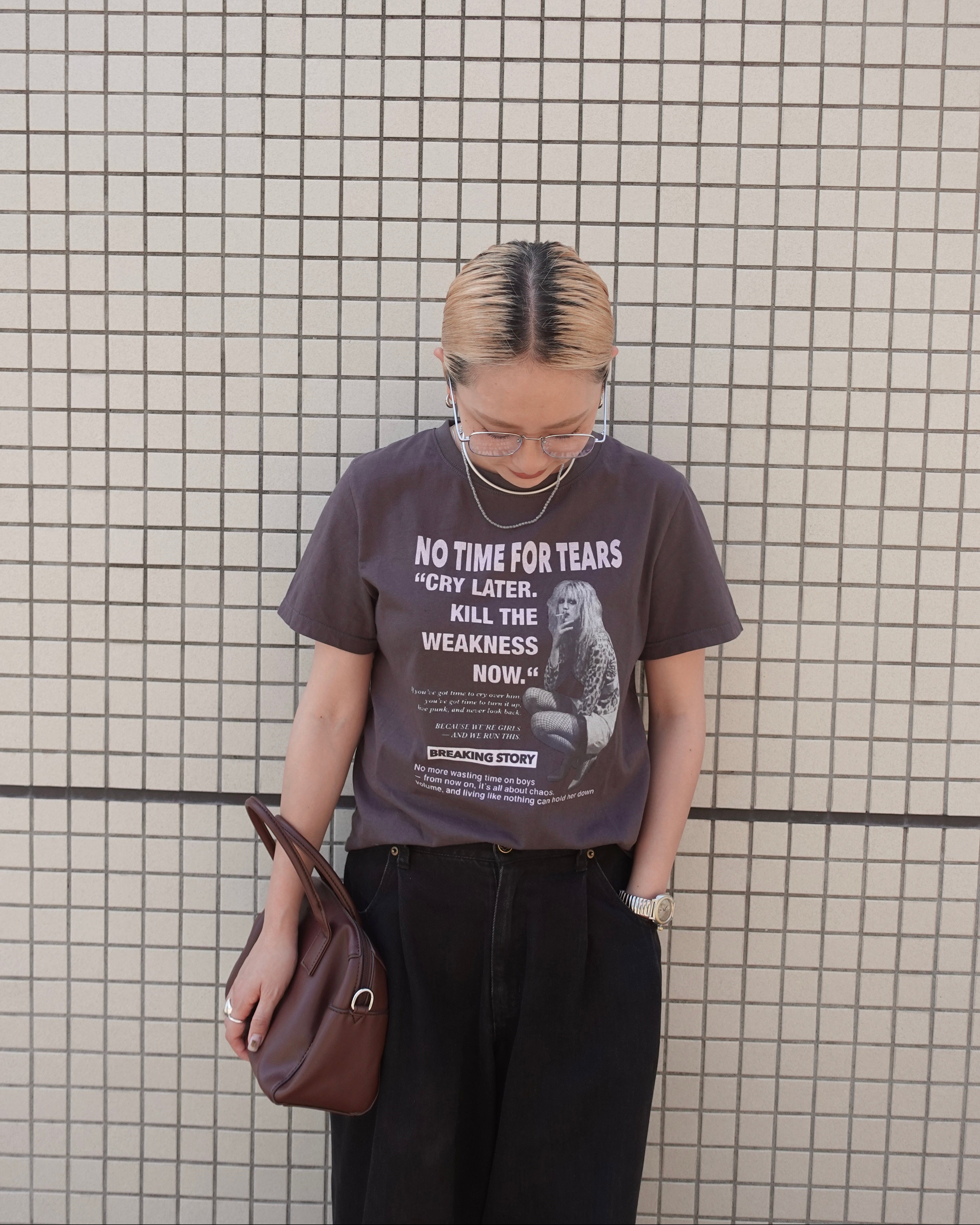 vintageウオッシュTee