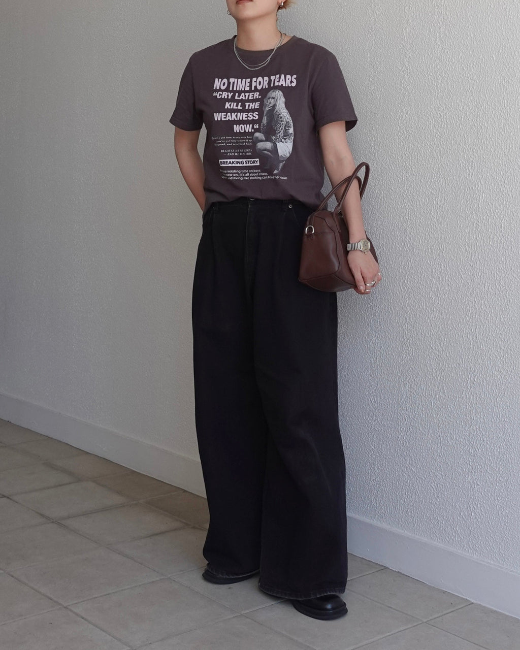 vintageウオッシュTee