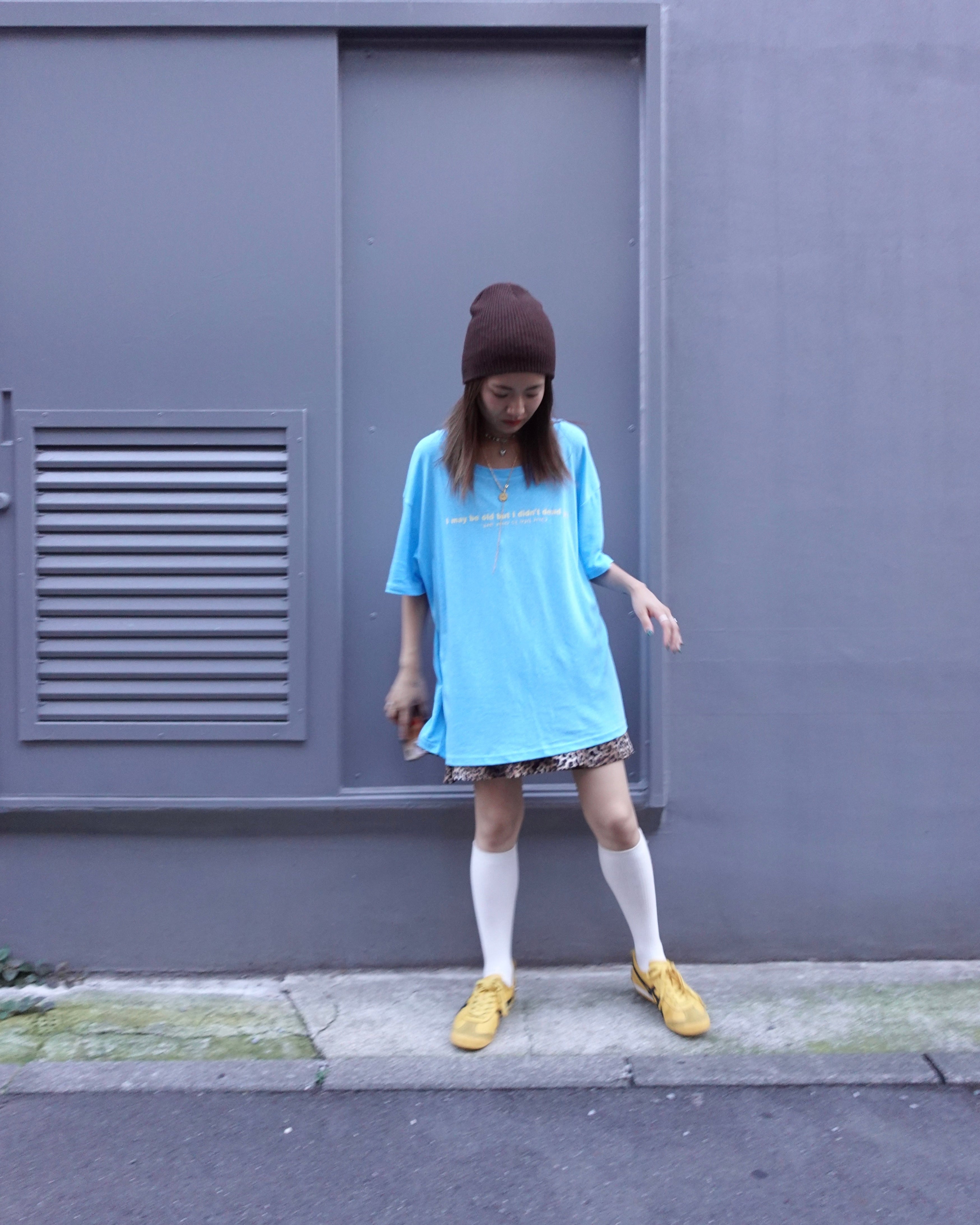 ウォッシュカラーロゴTee