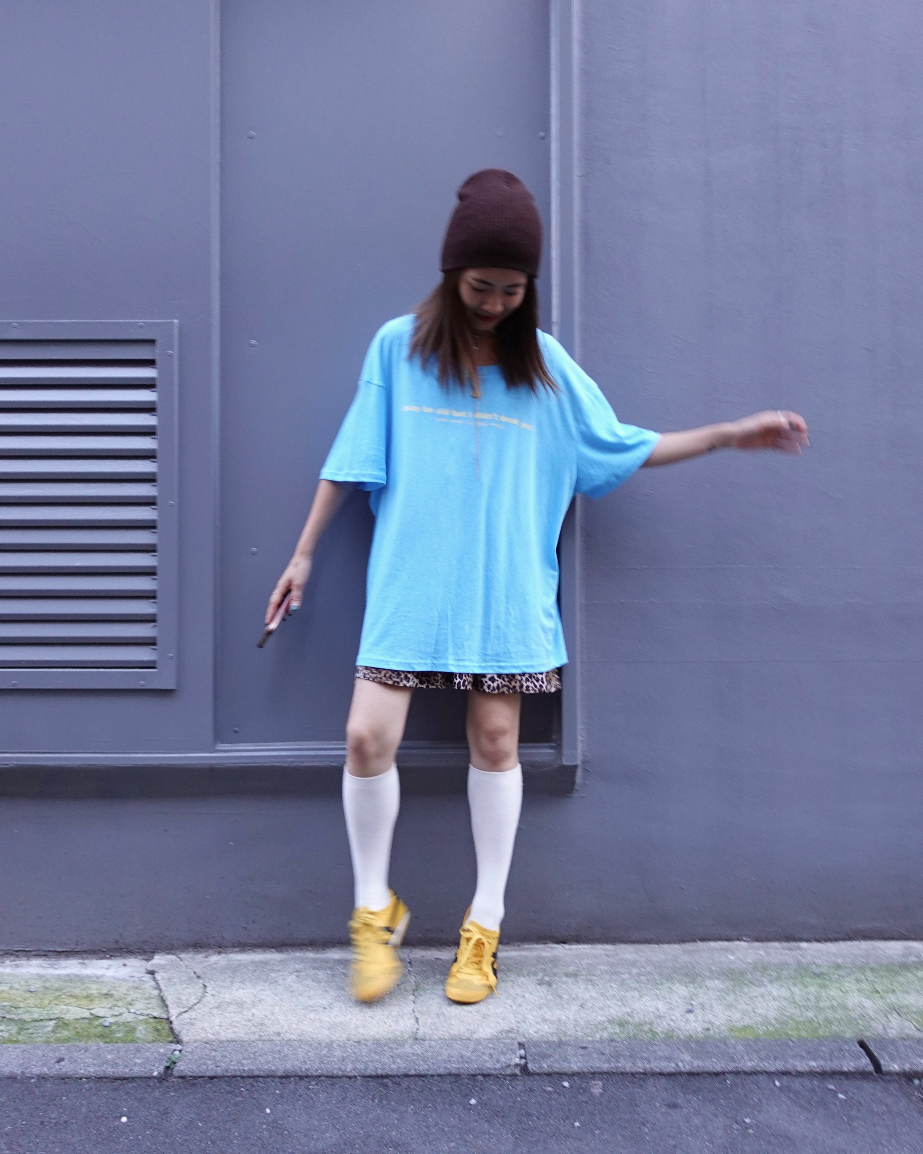 ウォッシュカラーロゴTee