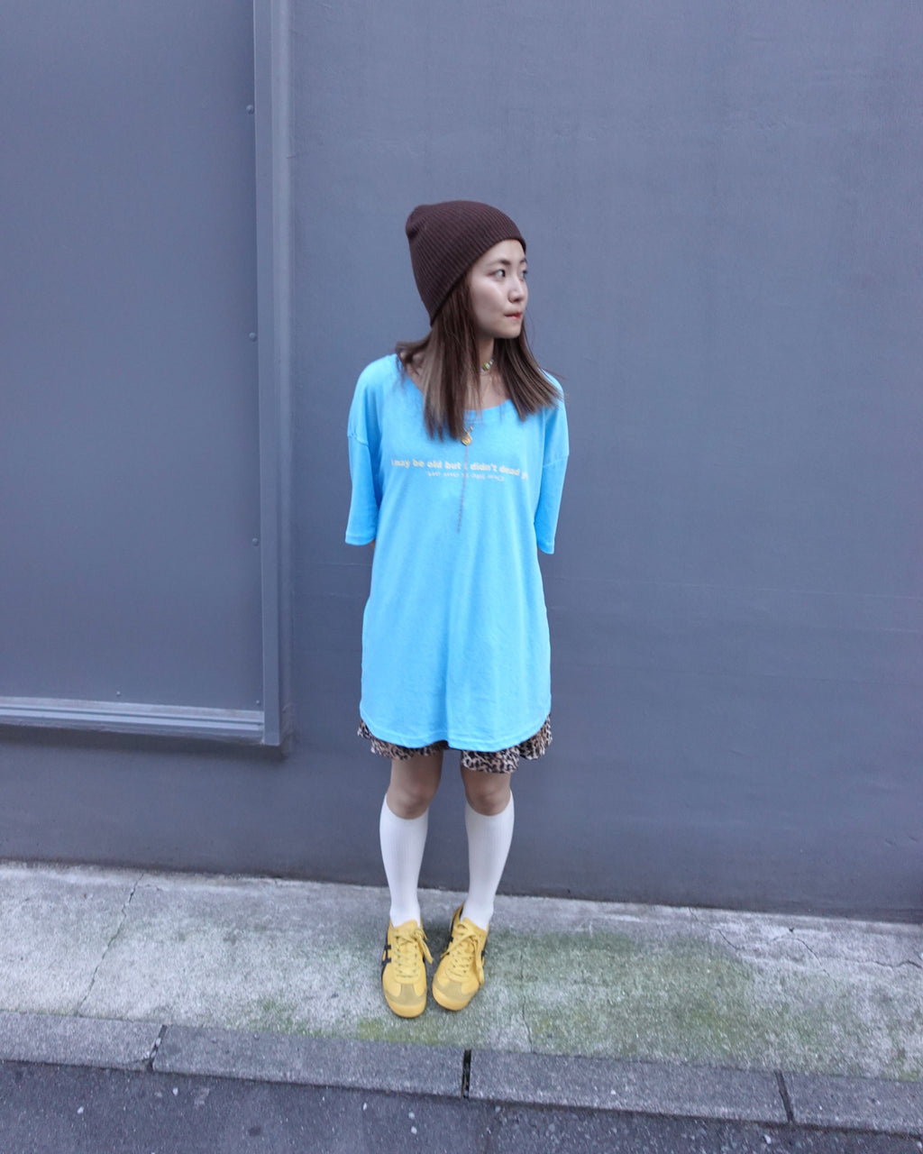 ウォッシュカラーロゴTee