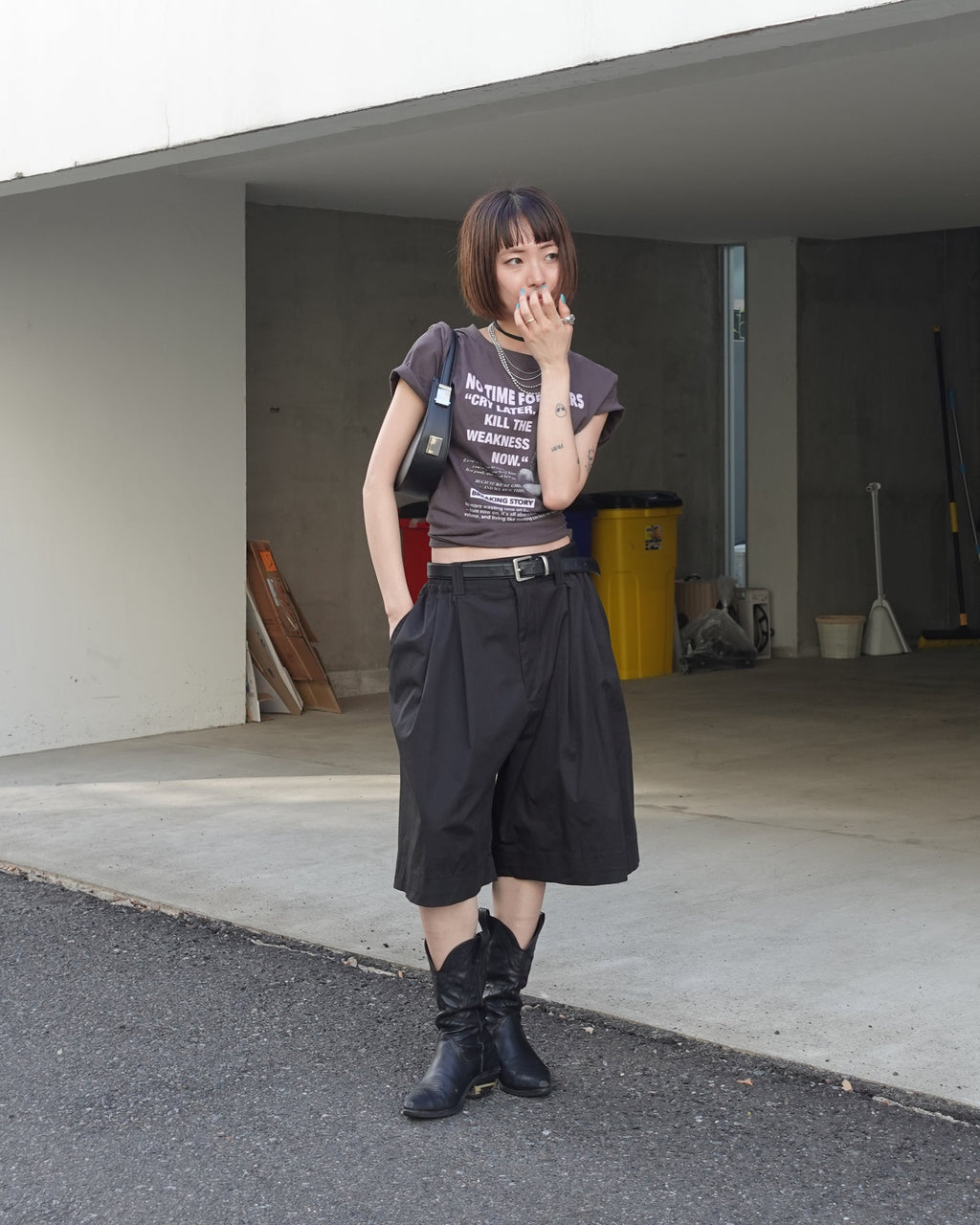 vintageウオッシュTee