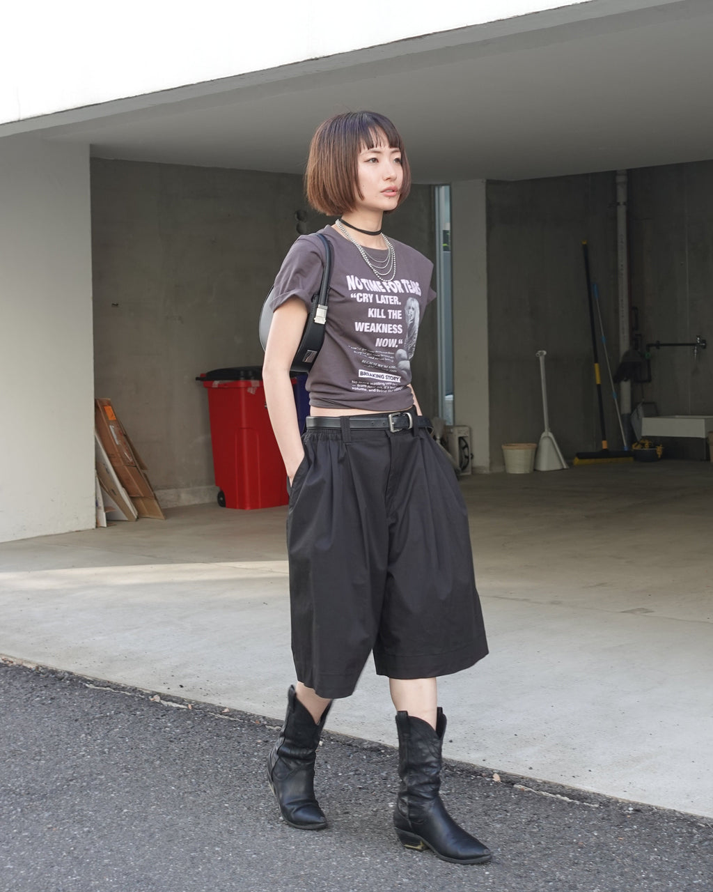vintageウオッシュTee