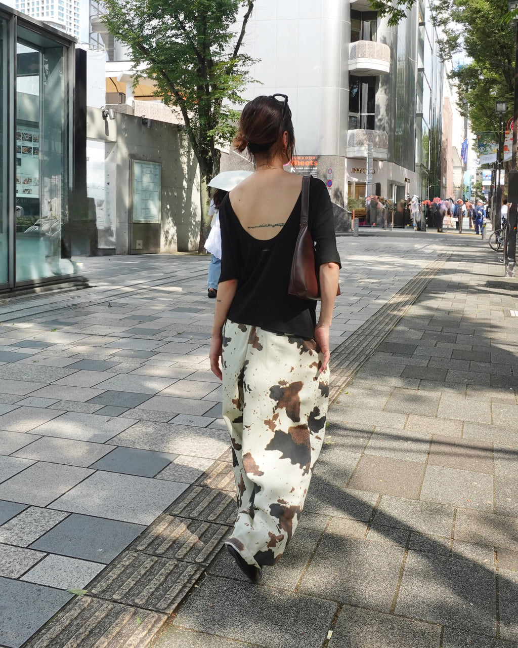 COWモチーフラフパンツ