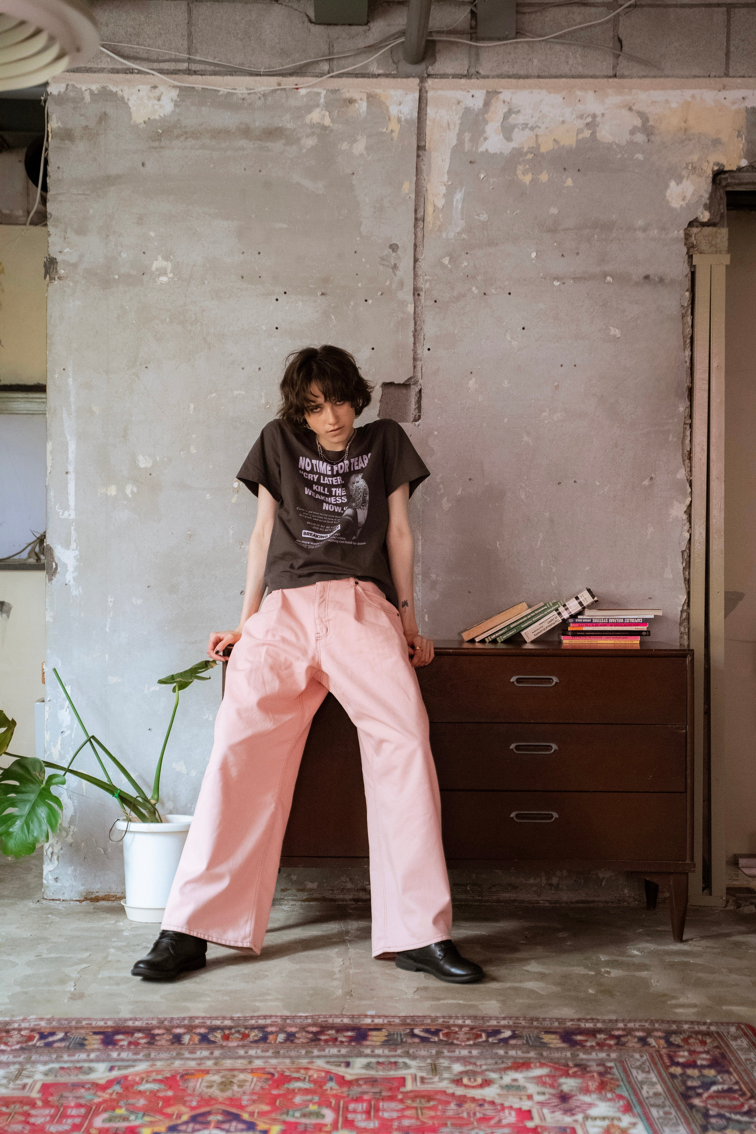 vintageウオッシュTee
