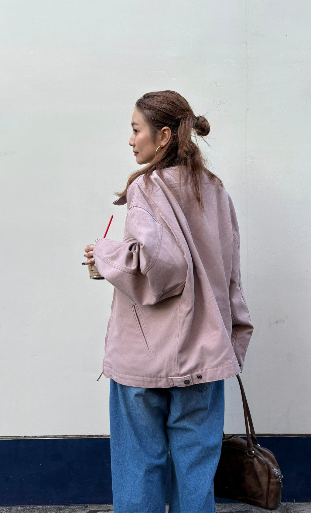 バイカラールーズブルゾン