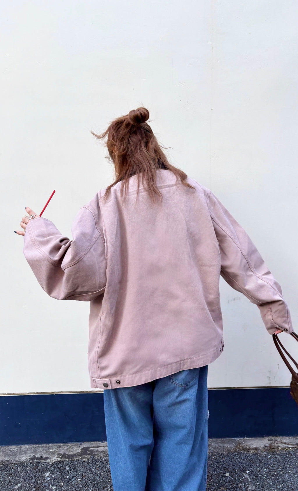 バイカラールーズブルゾン