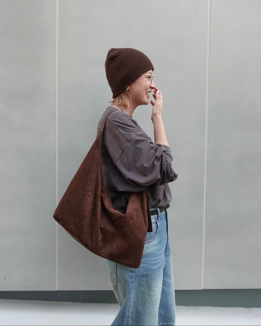 【ノベルティ】スウェードショルダーBAG