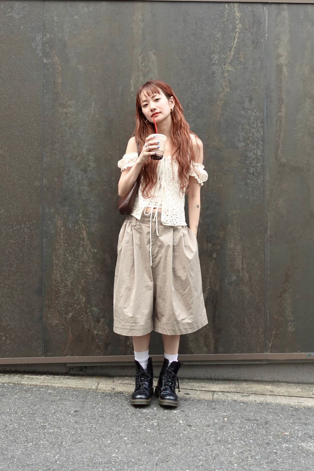 ボリュームハーフパンツ