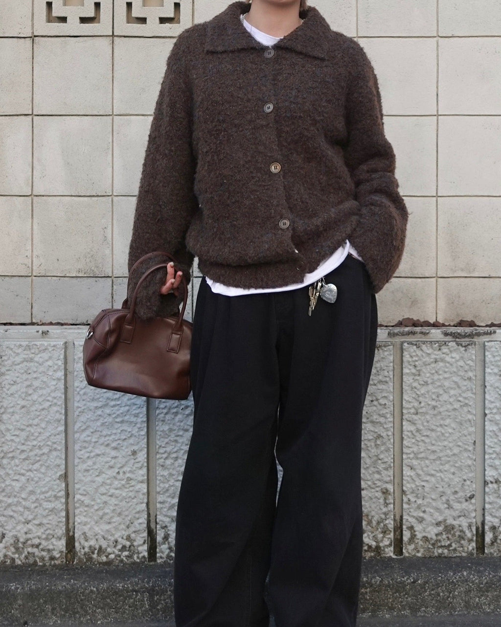 ブークレニットシャツカーデ