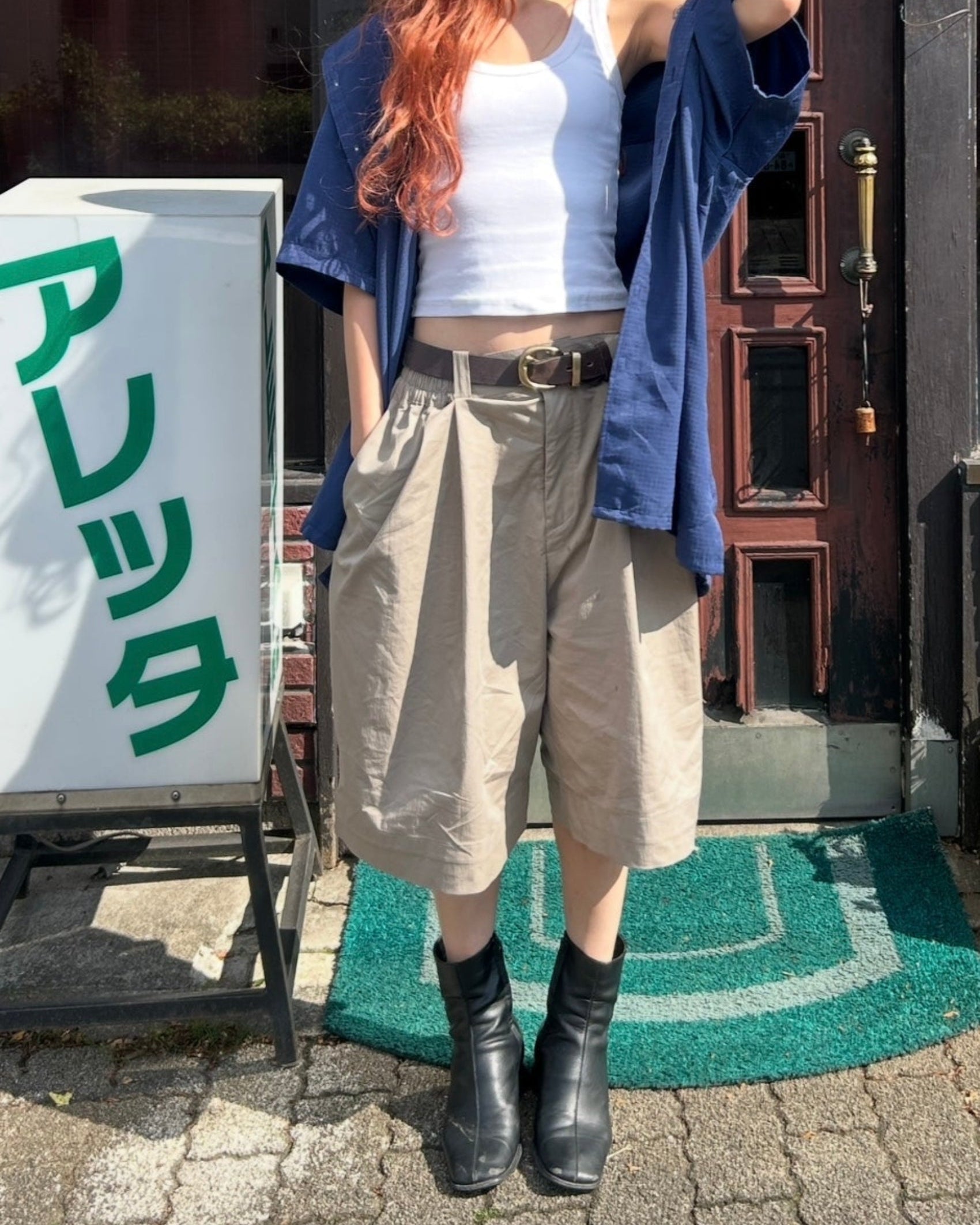 ボリュームハーフパンツ