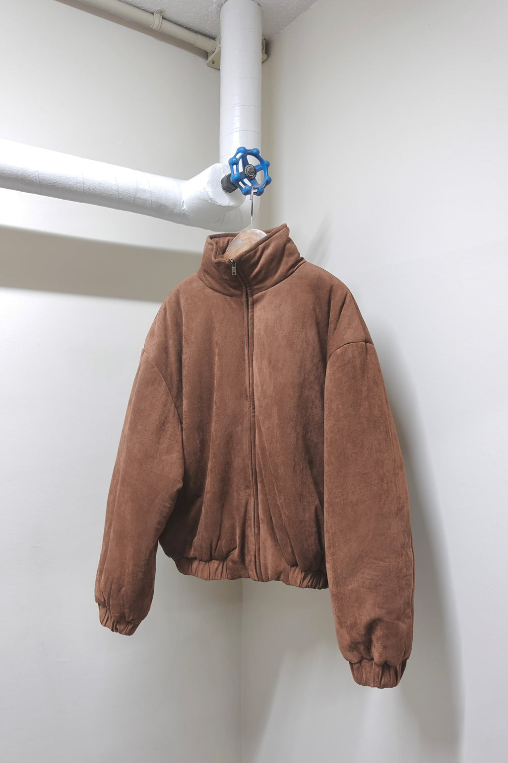 中綿スウェードブルゾン