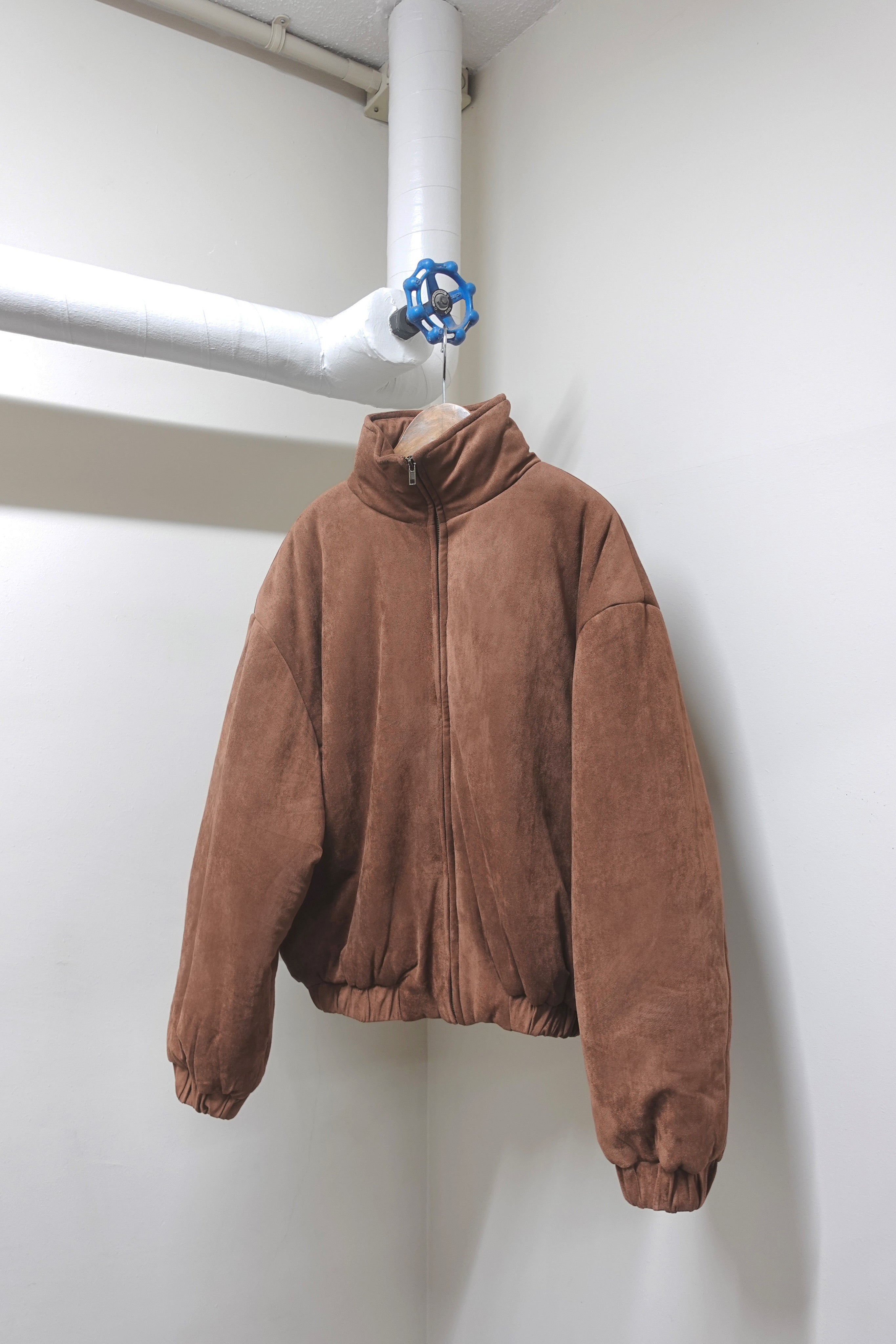 中綿スウェードブルゾン