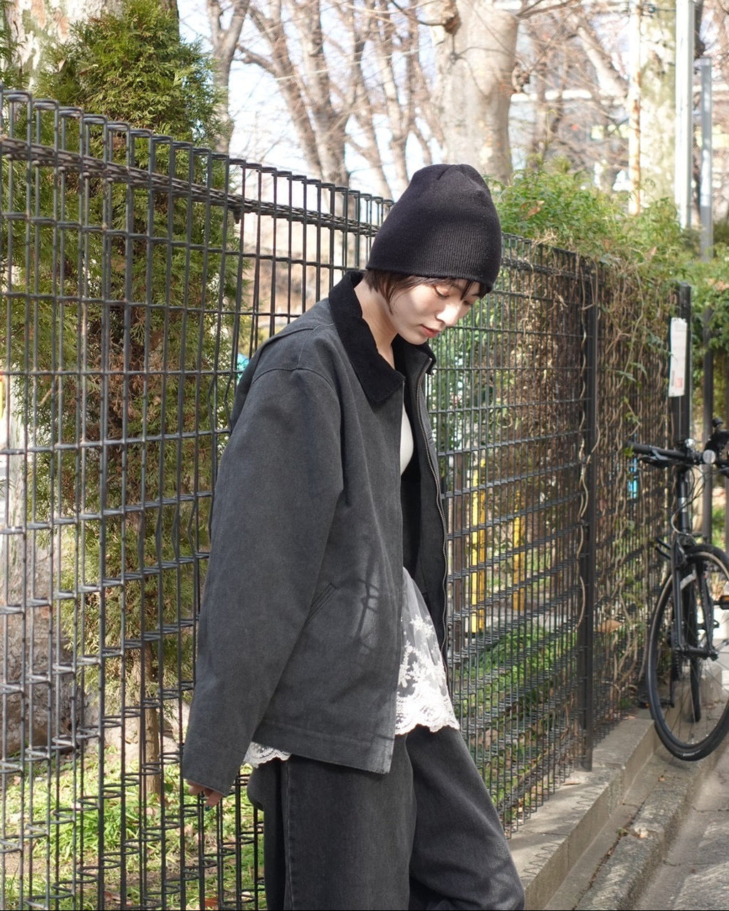 バイカラールーズブルゾン