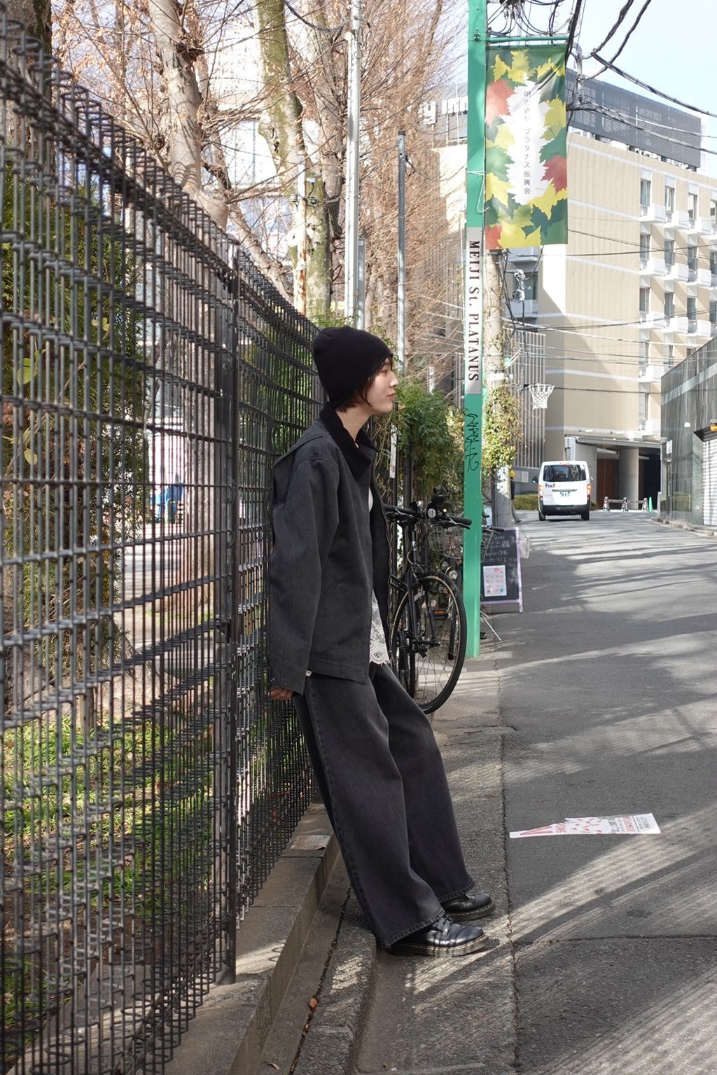 バイカラールーズブルゾン