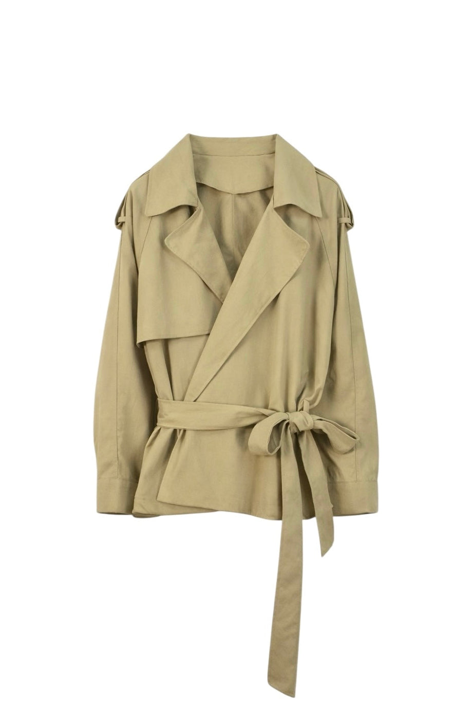 ショートトレンチガウンコート