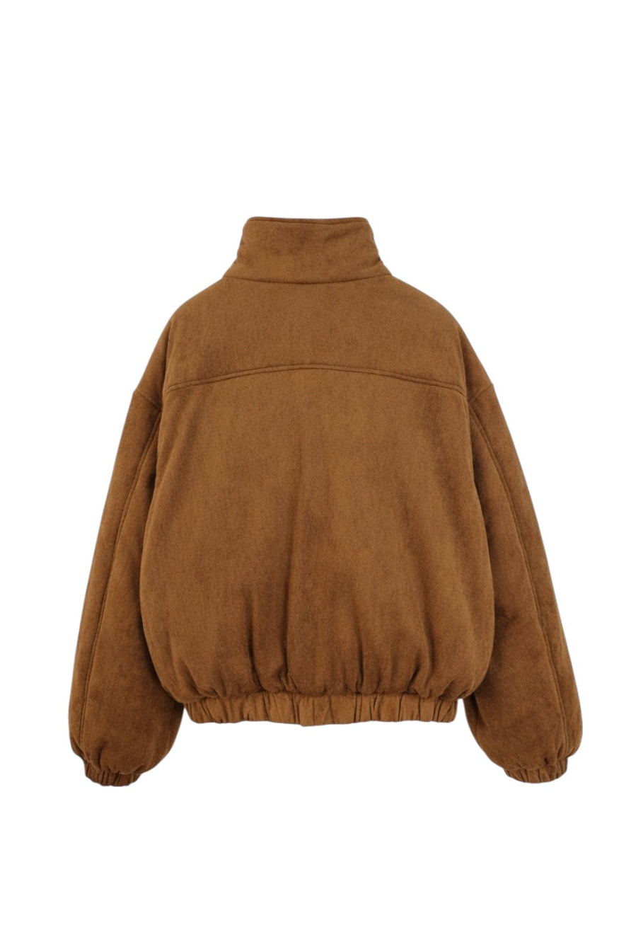 中綿スウェードブルゾン