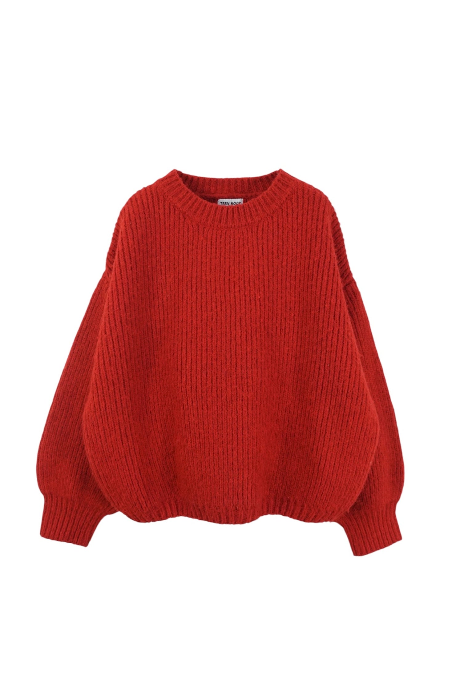 カラーボリュームニット