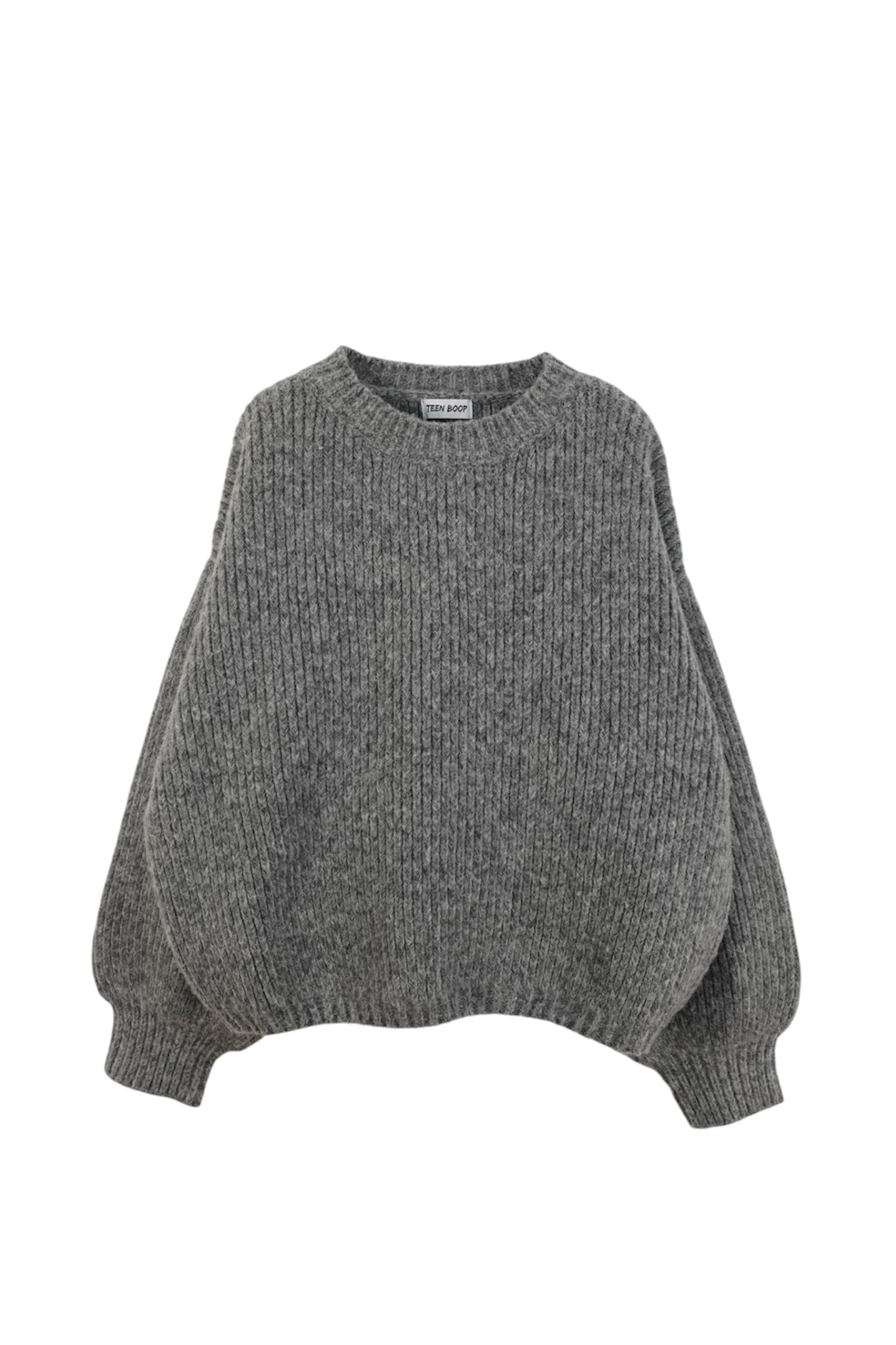 カラーボリュームニット