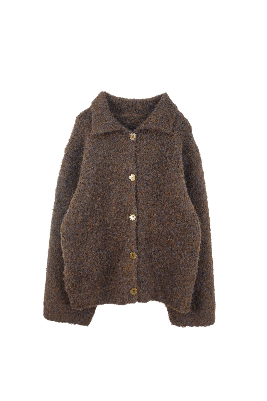 ブークレニットシャツカーデ