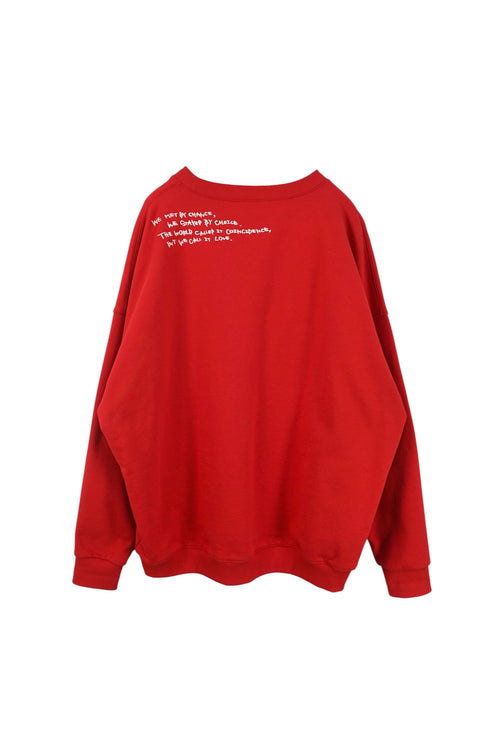 エンブロイダリールーズスウェット