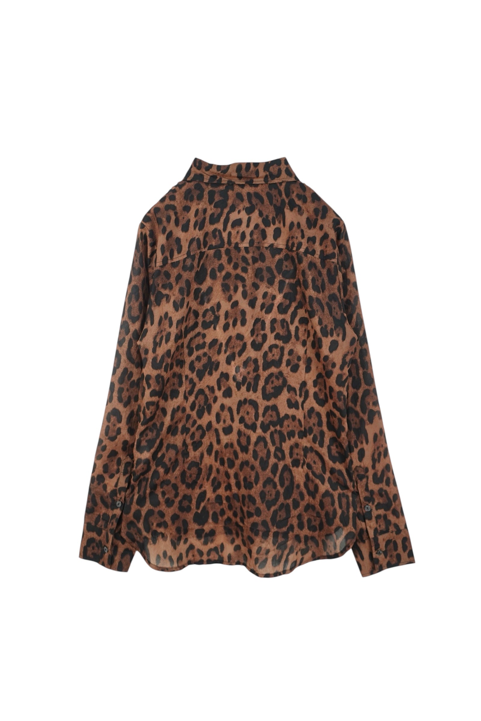 プリントシアーシャツ