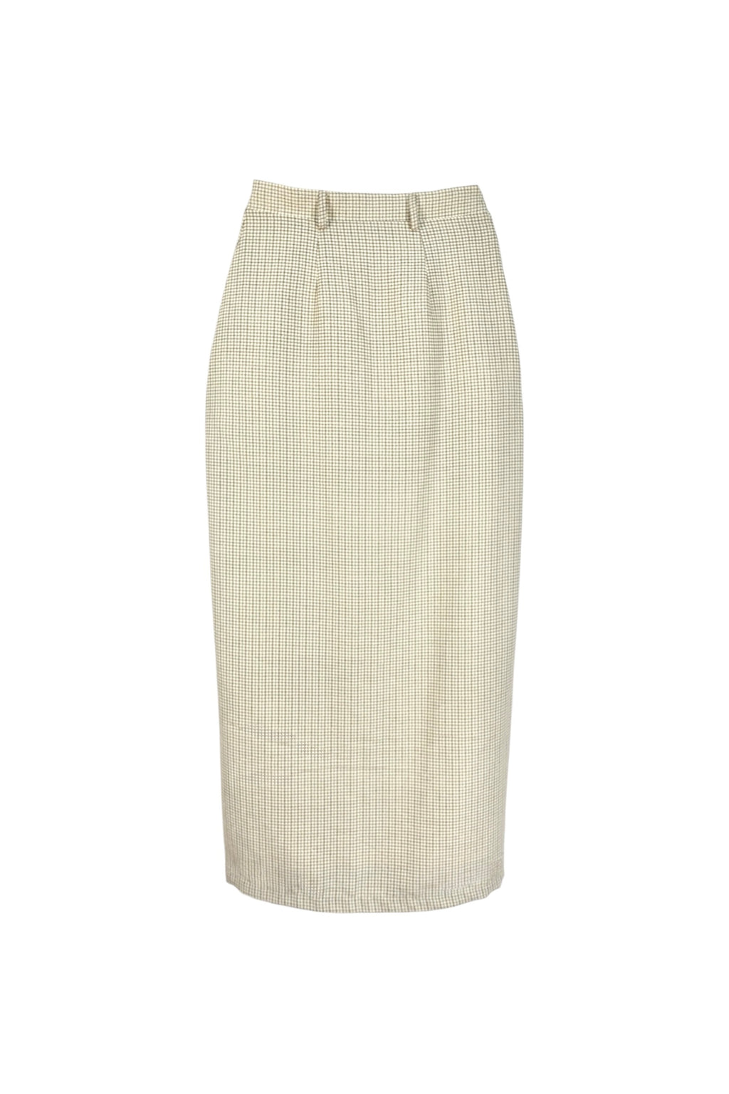 レトロチェックフィットスカート