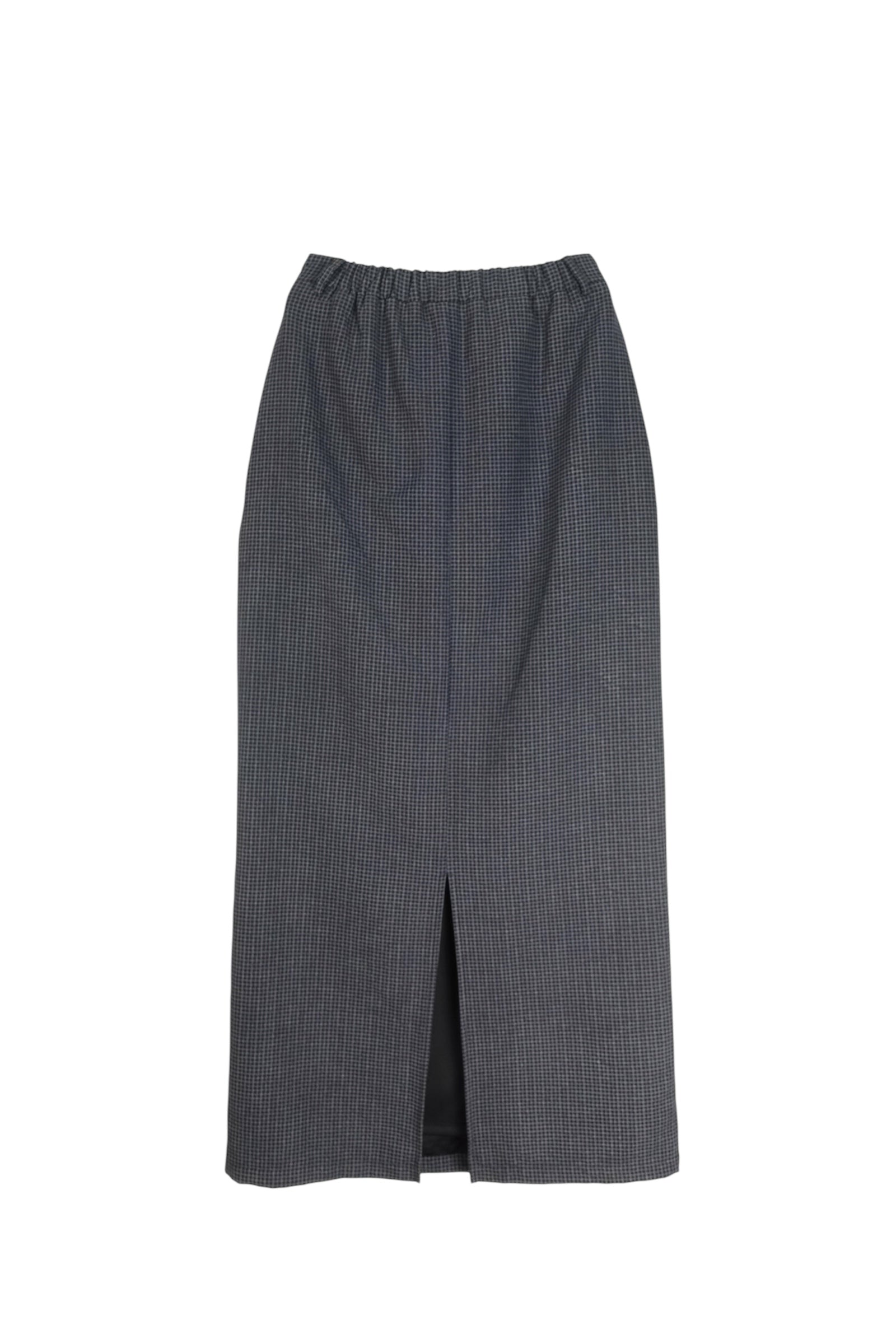 レトロチェックフィットスカート