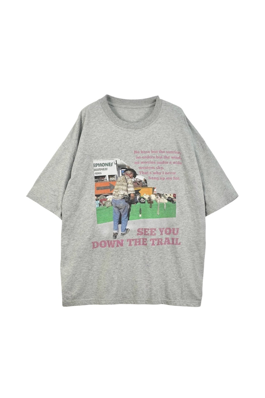 ルーズカラーロゴTee