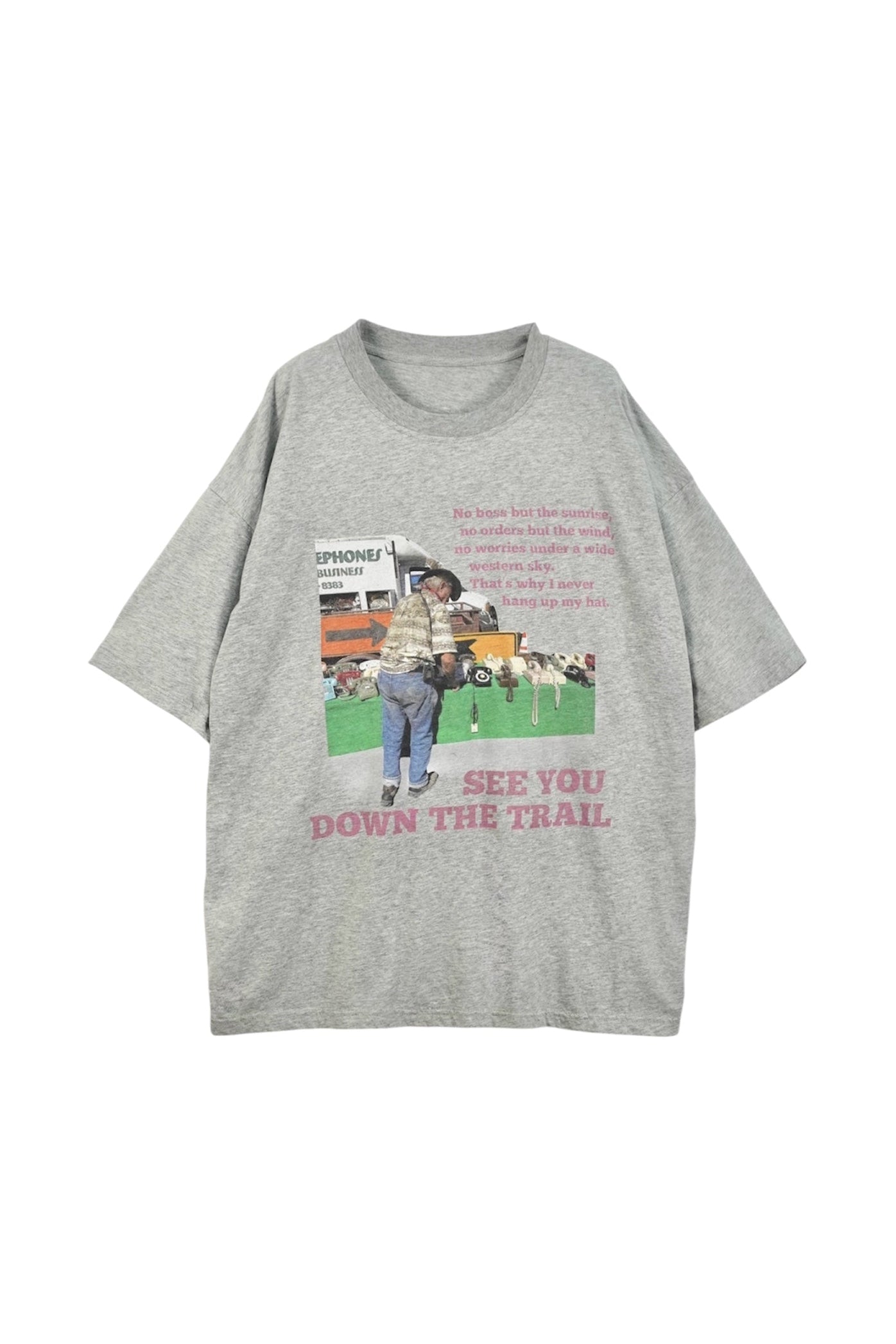 ルーズカラーロゴTee