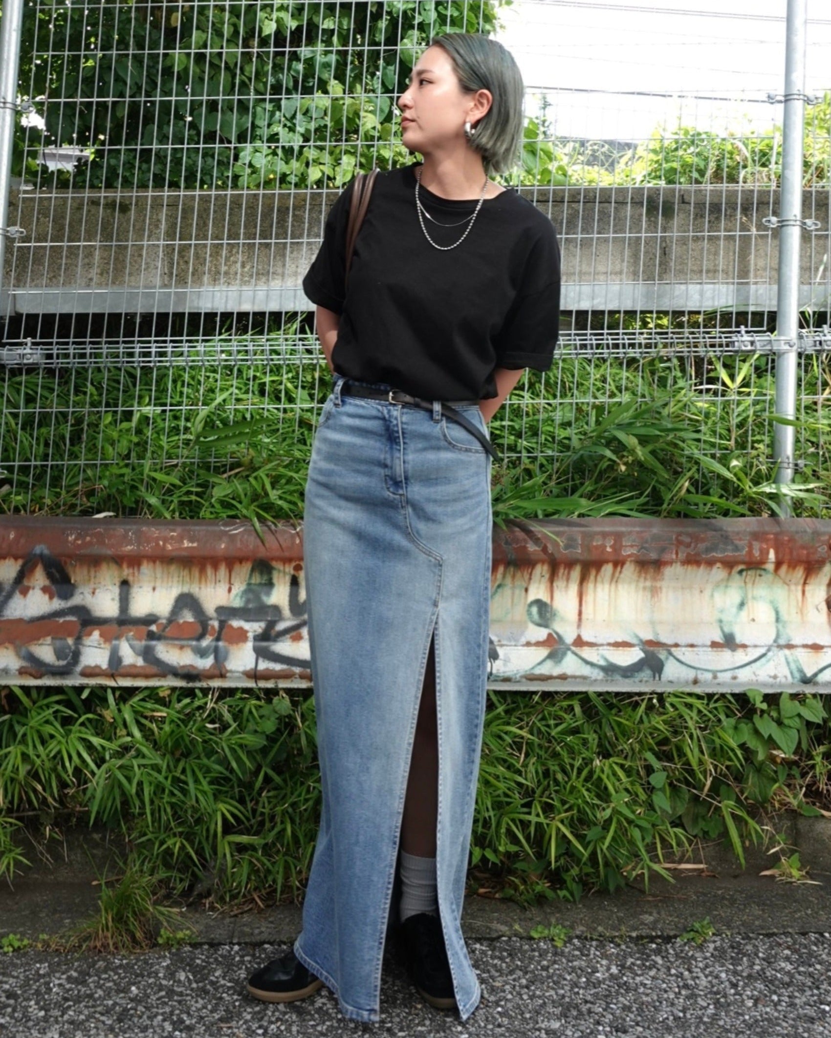 スリットデニムSK